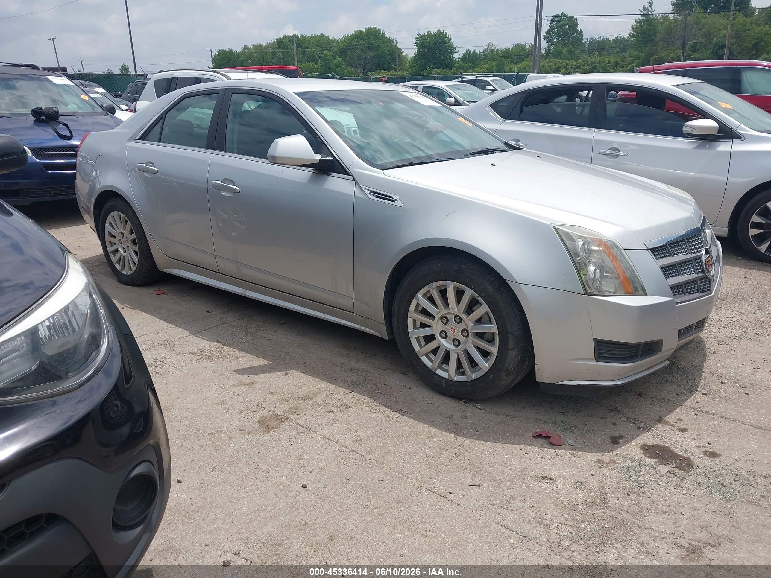 2010 Cadillac Cts Luxury Silver vin: 1G6DG5EG3A0121156
