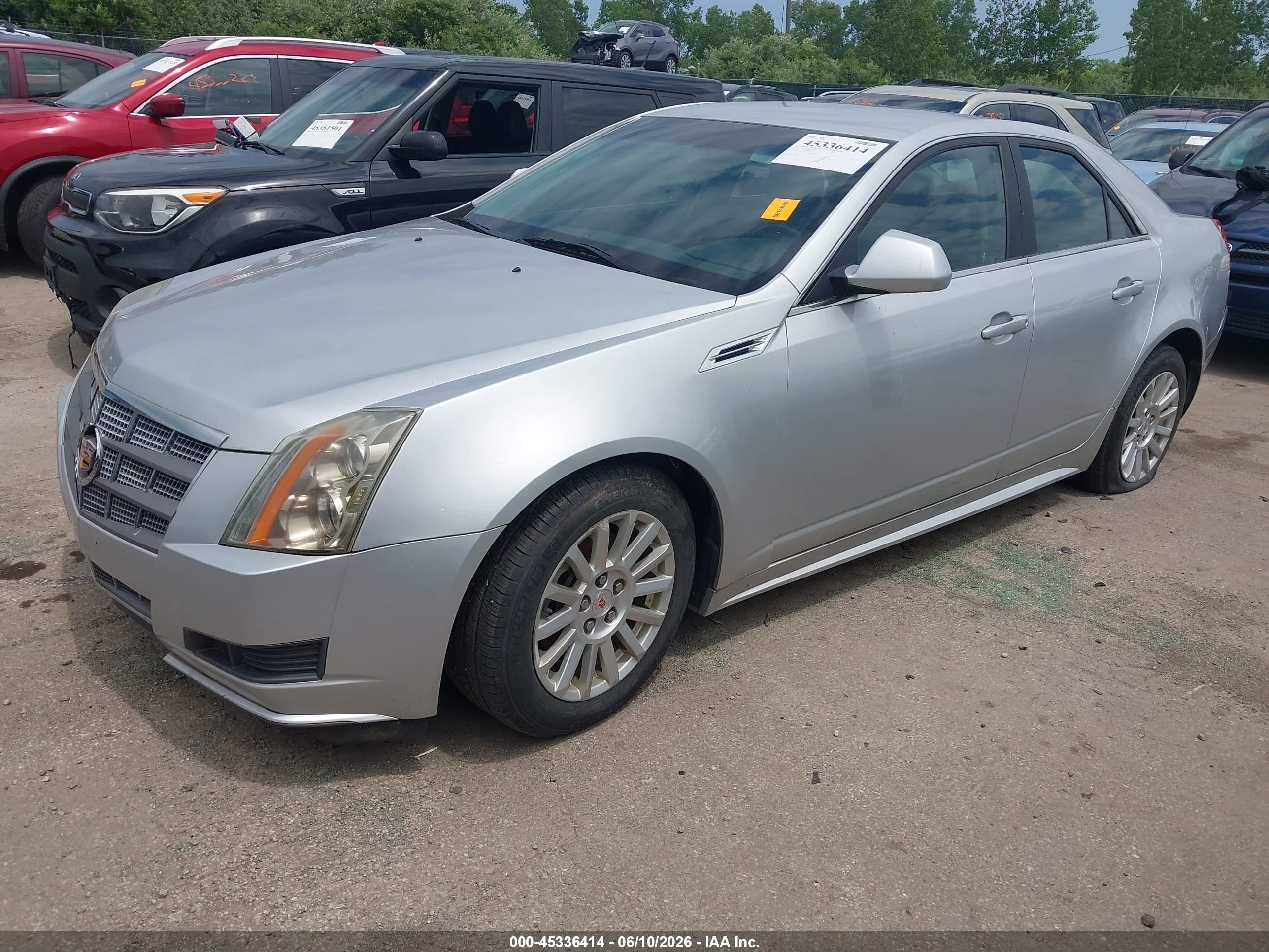 2010 Cadillac Cts Luxury Silver vin: 1G6DG5EG3A0121156
