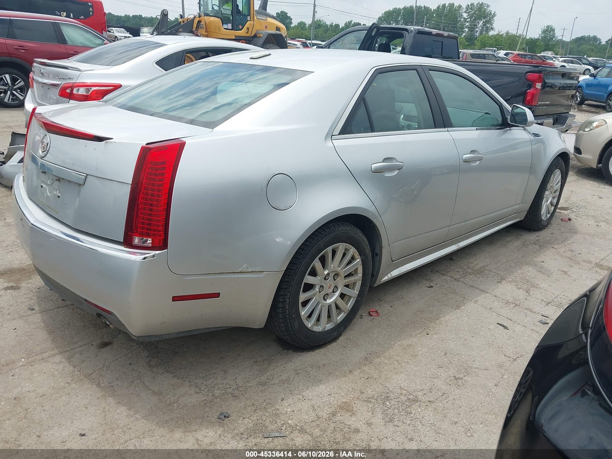 2010 Cadillac Cts Luxury Silver vin: 1G6DG5EG3A0121156