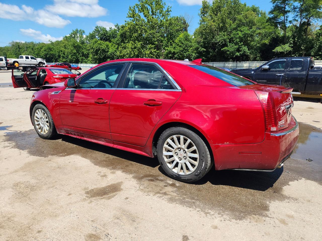 2010 Cadillac Cts Luxury Collection Red vin: 1G6DG5EG4A0122946