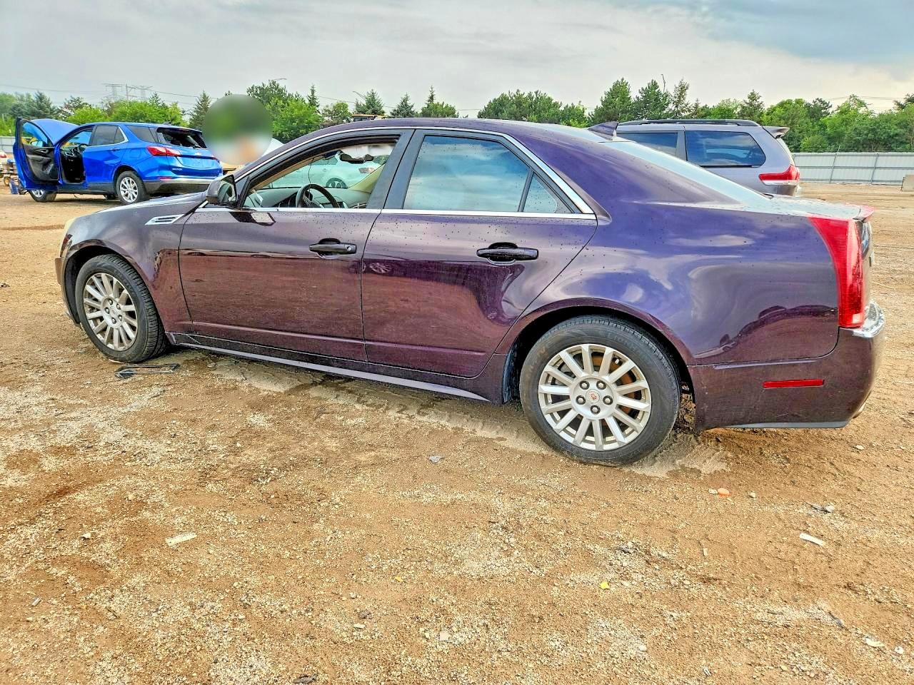 2010 Cadillac Cts Luxury Collection Burgundy vin: 1G6DG5EG5A0148083