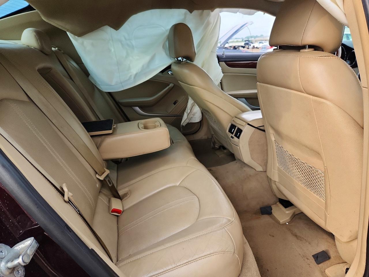 2010 Cadillac Cts Luxury Collection Burgundy vin: 1G6DG5EG5A0148083