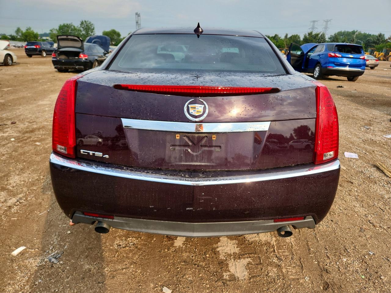 2010 Cadillac Cts Luxury Collection Burgundy vin: 1G6DG5EG5A0148083