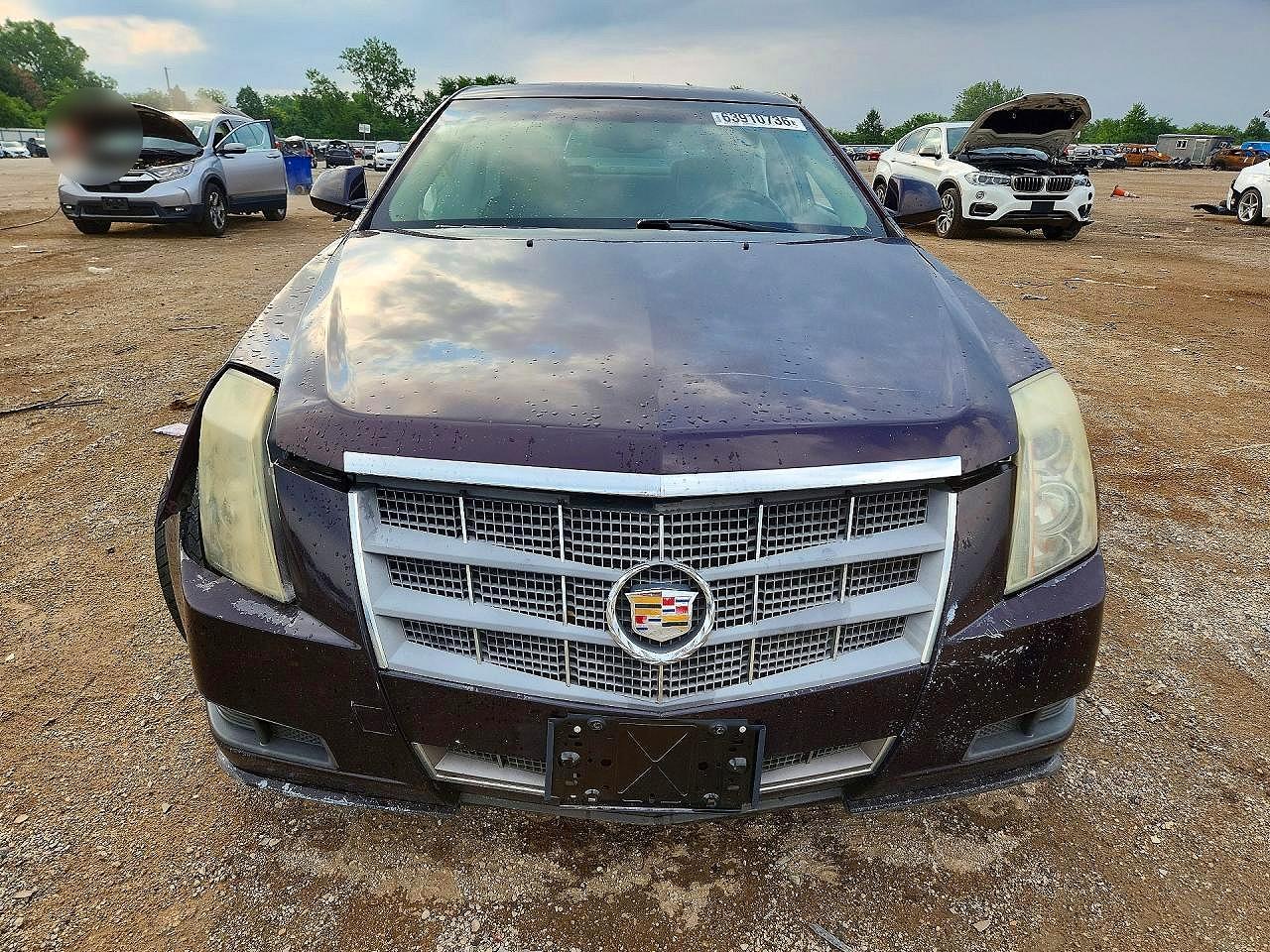 2010 Cadillac Cts Luxury Collection Burgundy vin: 1G6DG5EG5A0148083