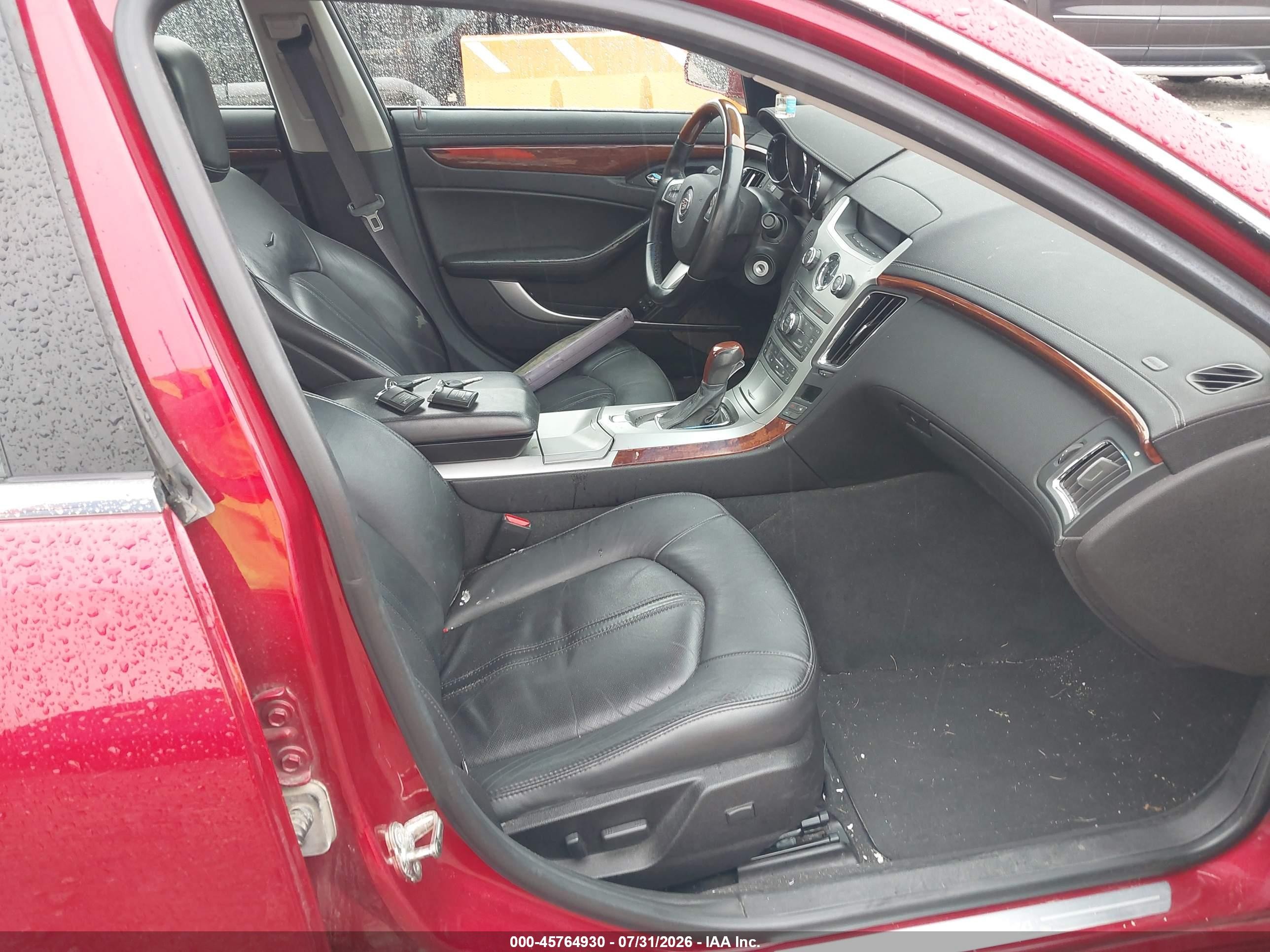 2010 Cadillac Cts Luxury Red vin: 1G6DG5EG7A0128434