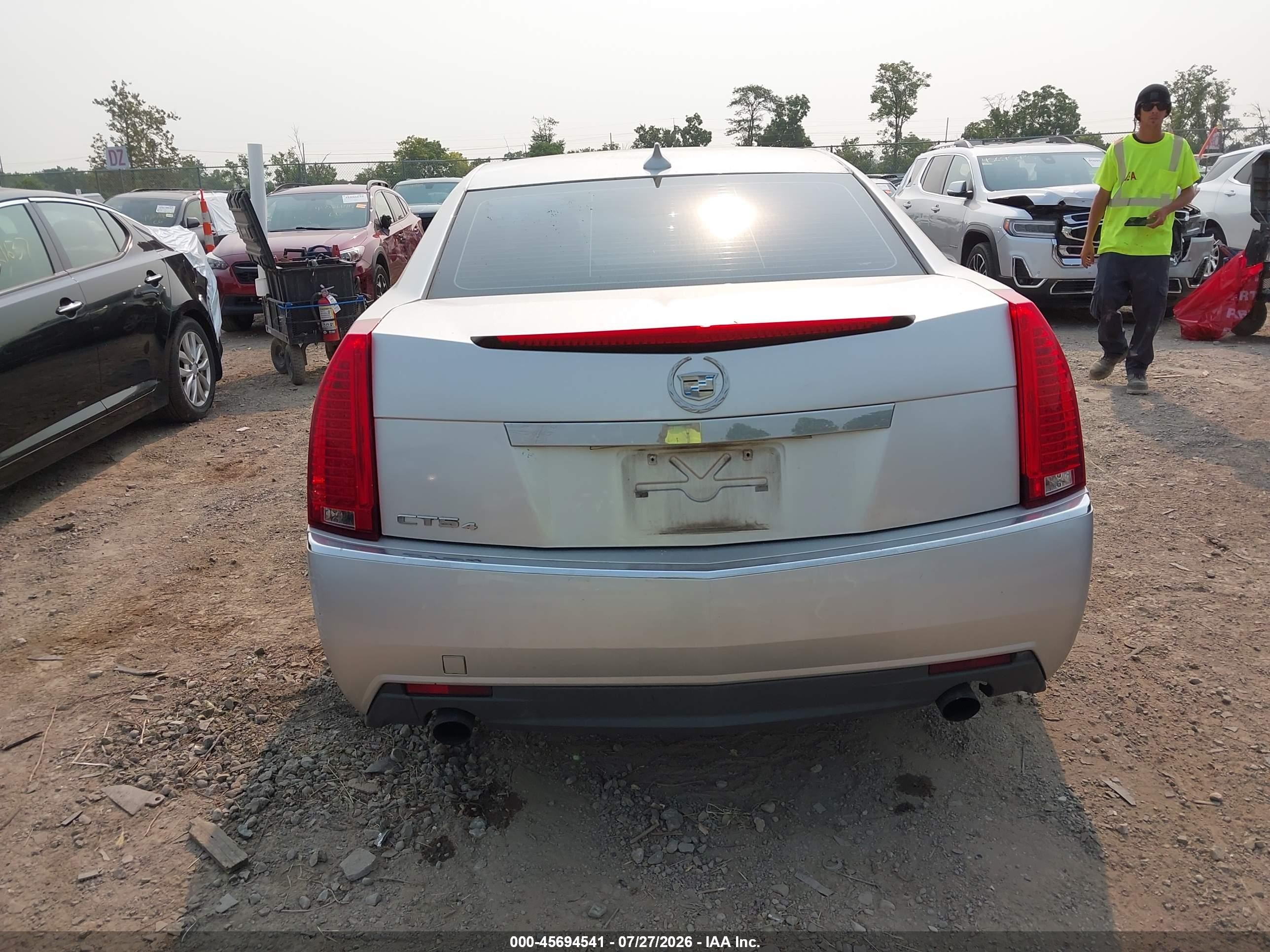 2010 Cadillac Cts Luxury Silver vin: 1G6DG5EGXA0126158