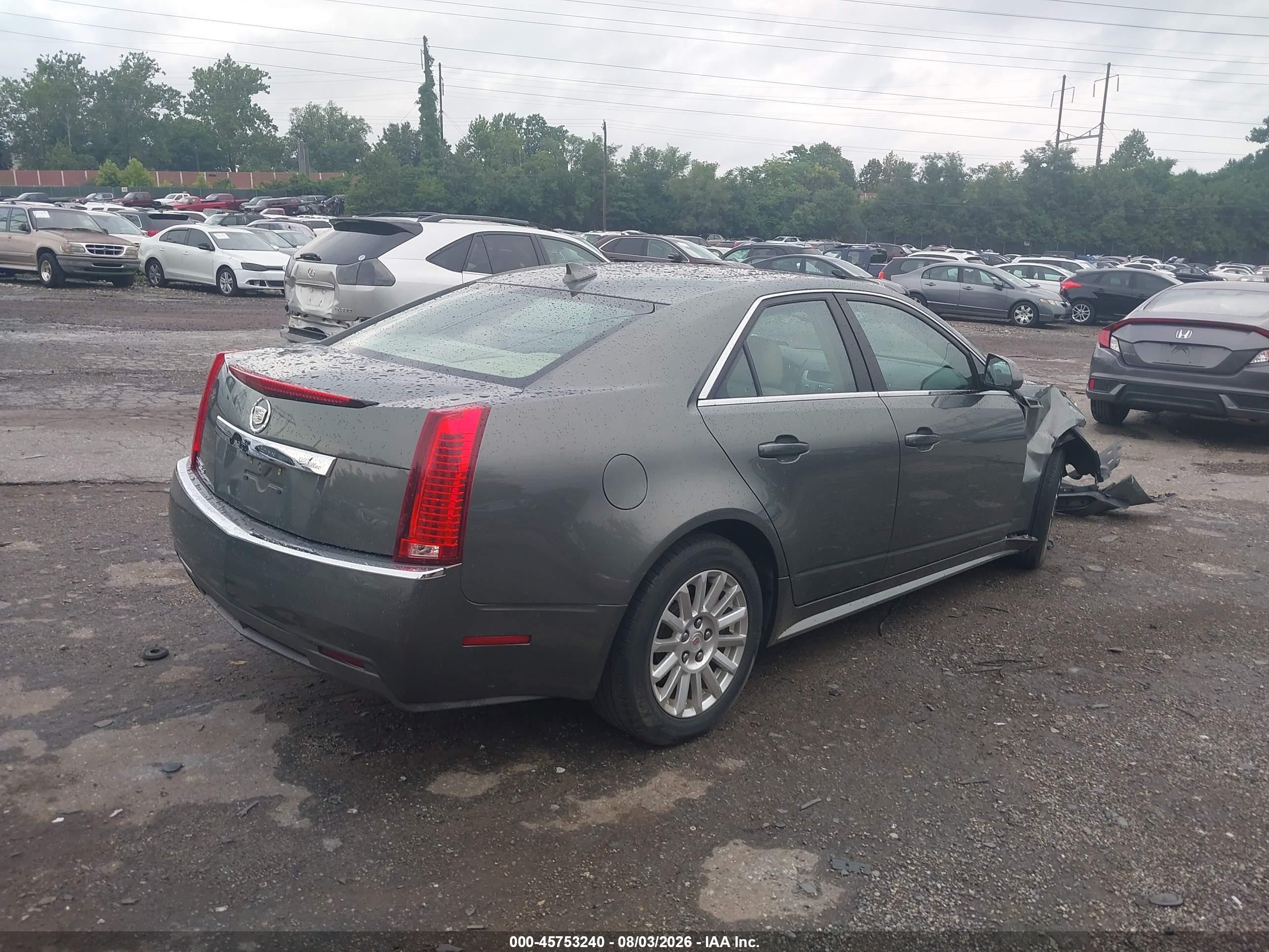 2011 Cadillac Cts Luxury Серый vin: 1G6DG5EY0B0121447