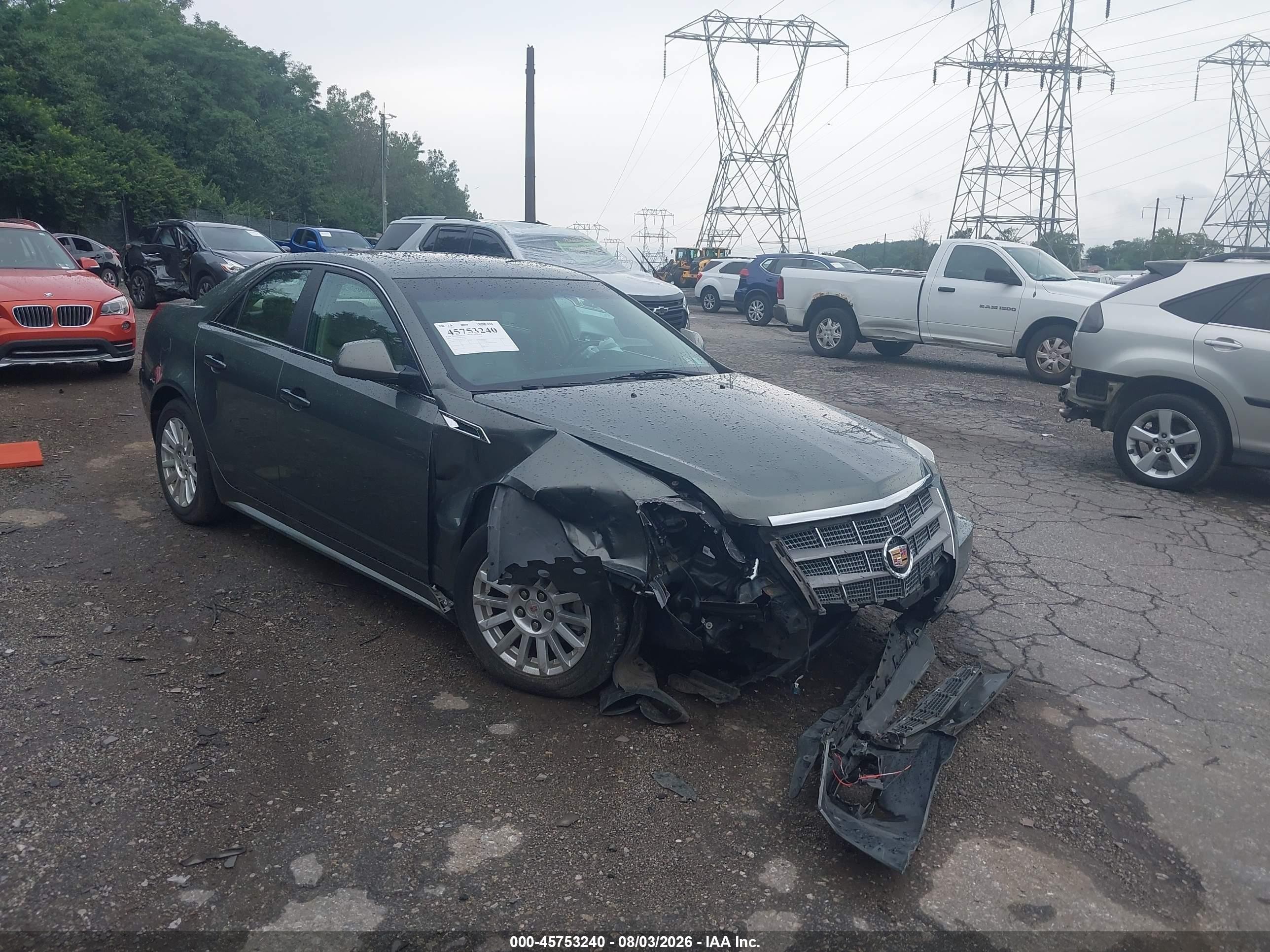 2011 Cadillac Cts Luxury Серый vin: 1G6DG5EY0B0121447