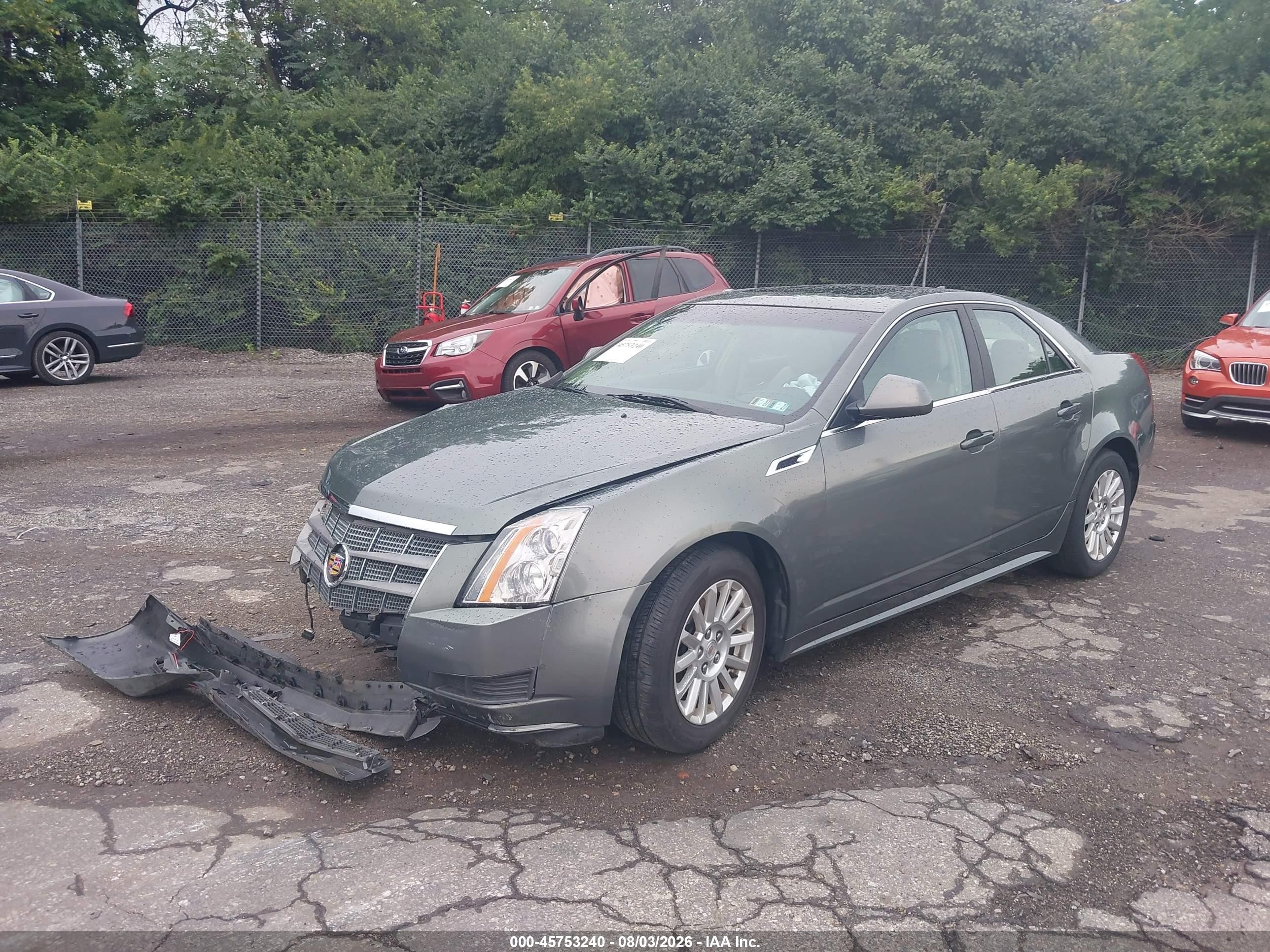 2011 Cadillac Cts Luxury Серый vin: 1G6DG5EY0B0121447