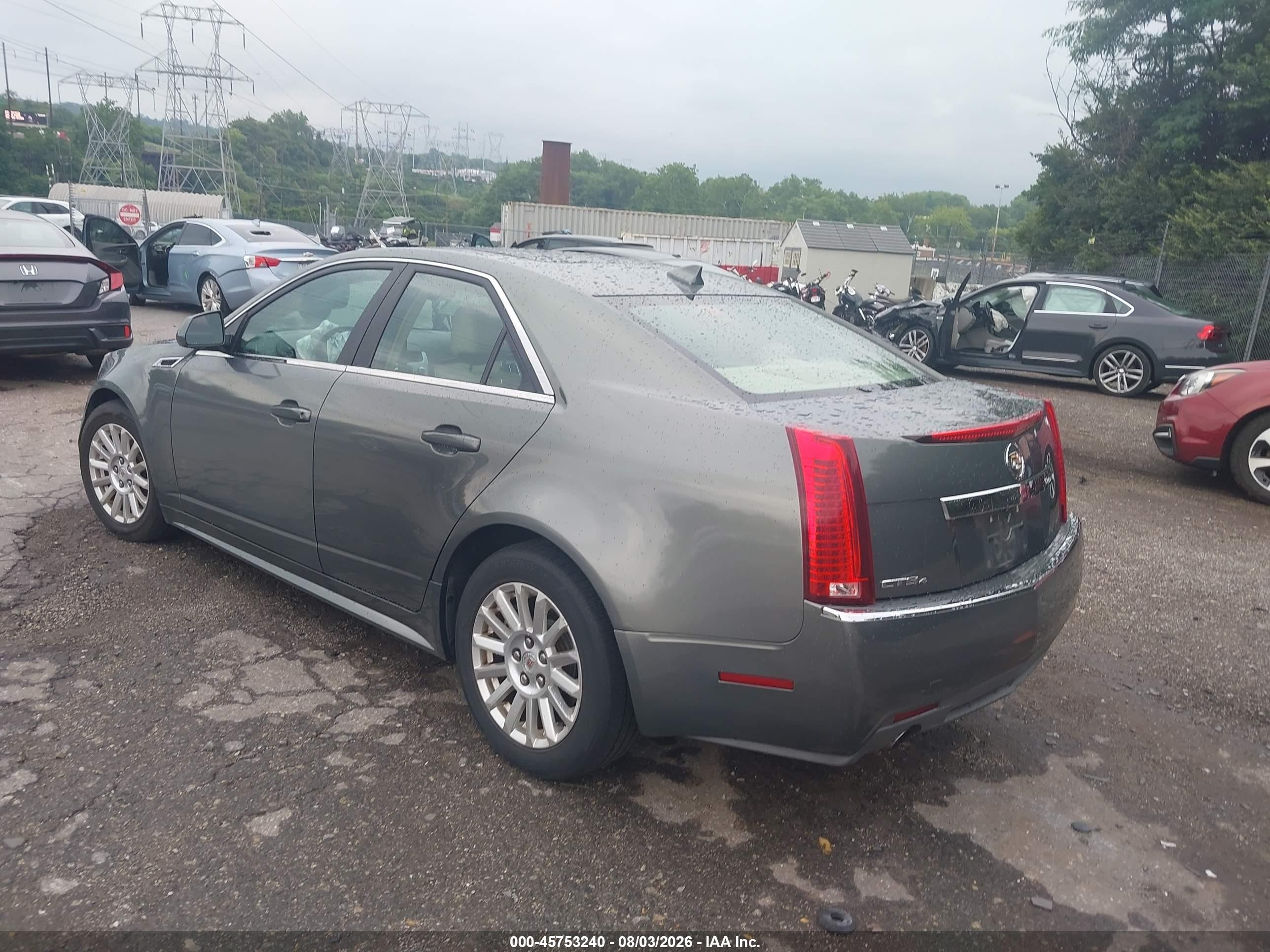 2011 Cadillac Cts Luxury Серый vin: 1G6DG5EY0B0121447