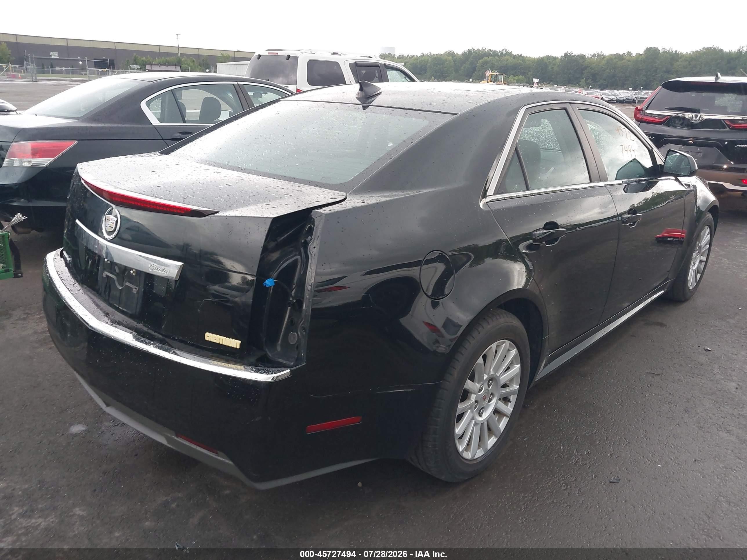 2011 Cadillac Cts Luxury Black vin: 1G6DG5EY0B0169658