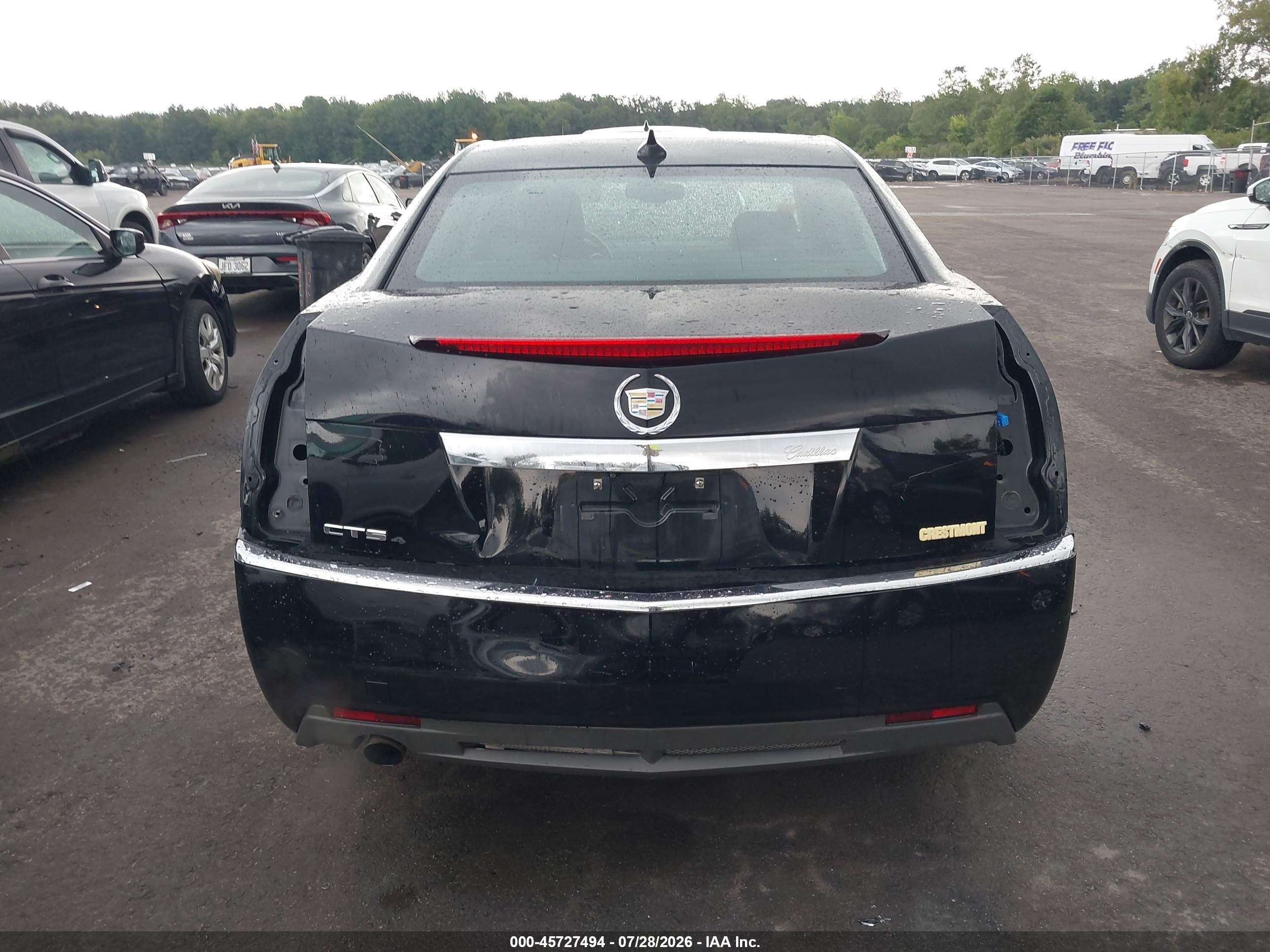 2011 Cadillac Cts Luxury Black vin: 1G6DG5EY0B0169658