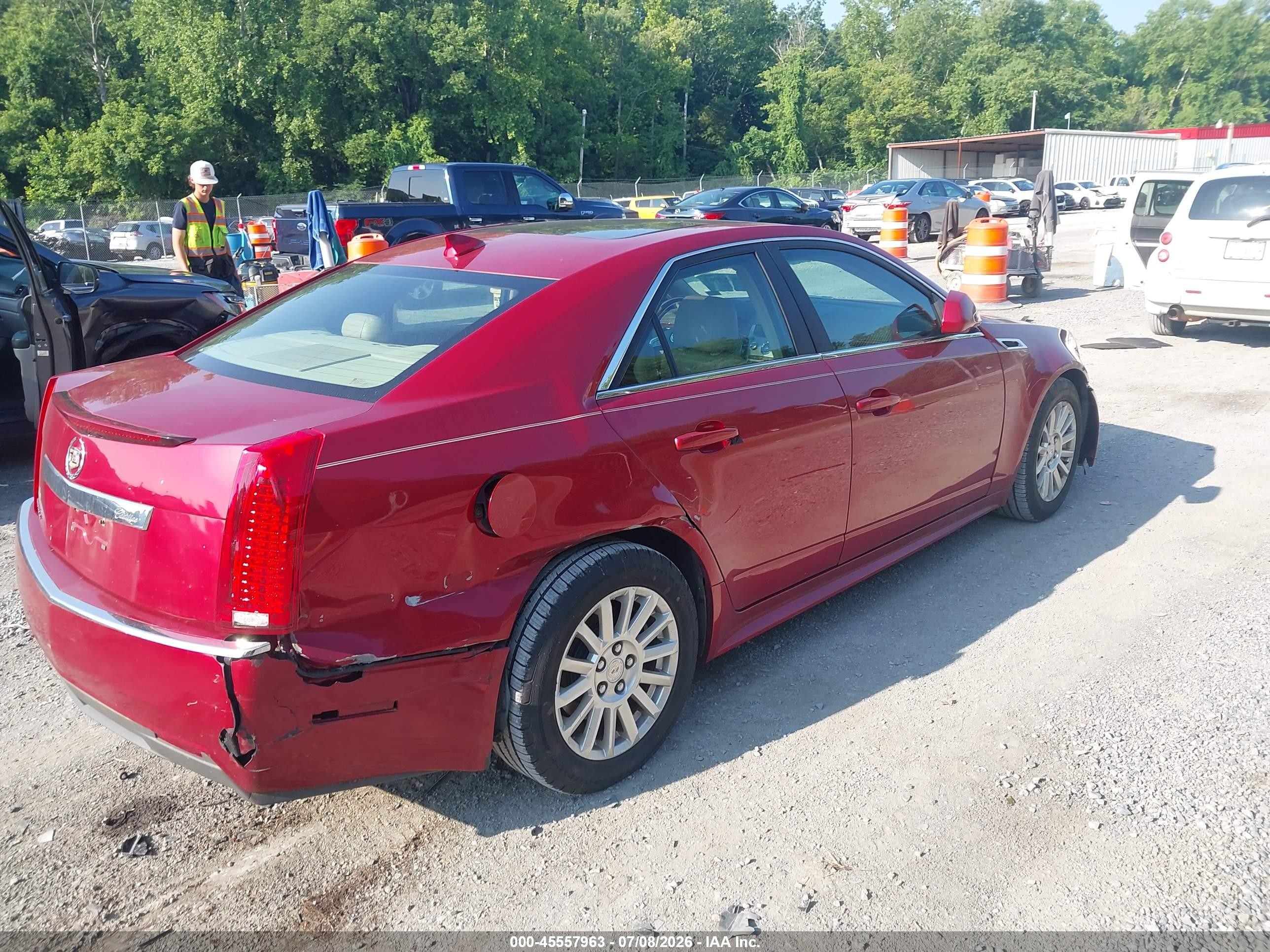 2011 Cadillac Cts Luxury Red vin: 1G6DG5EY1B0167367