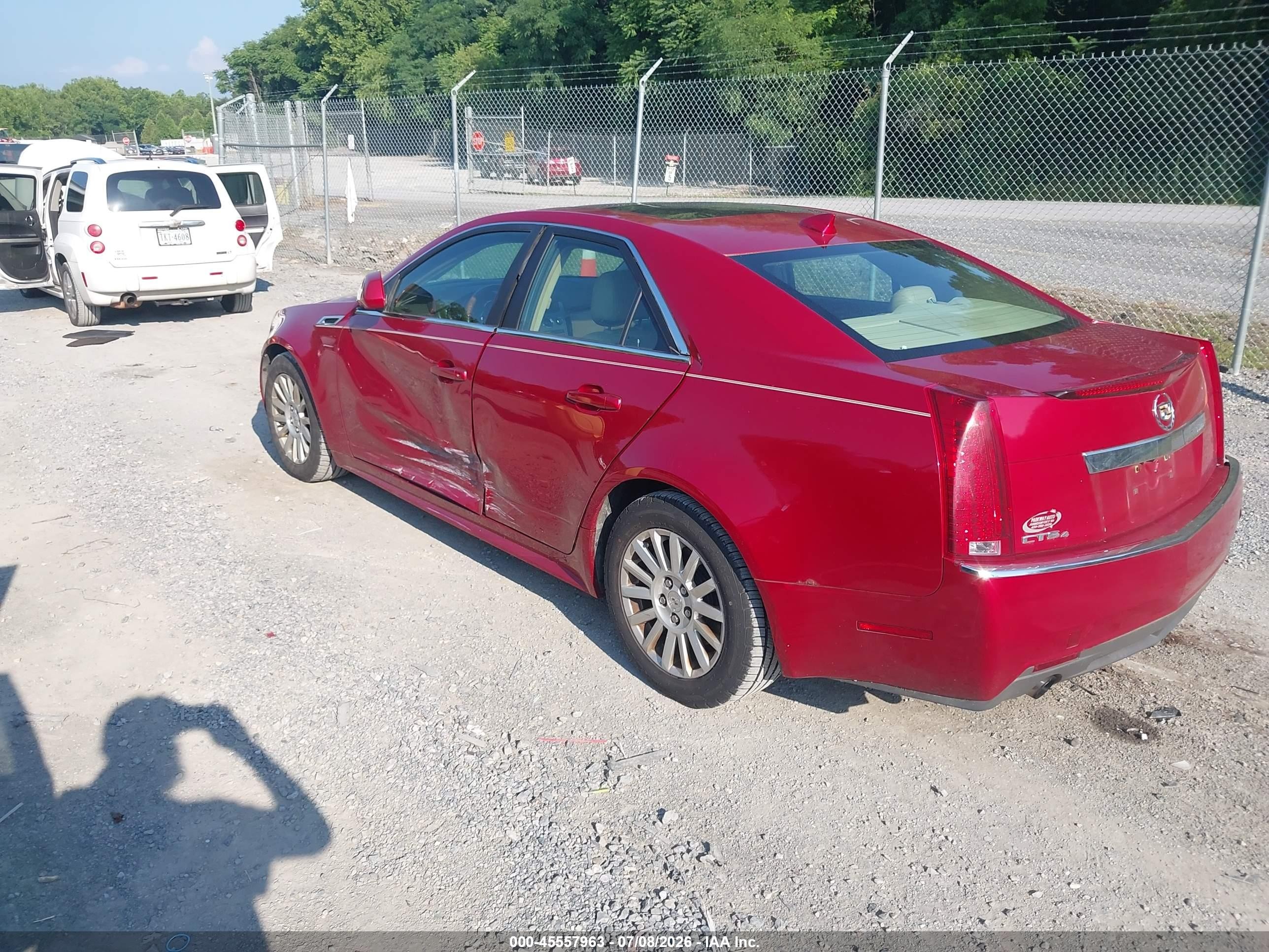 2011 Cadillac Cts Luxury Red vin: 1G6DG5EY1B0167367