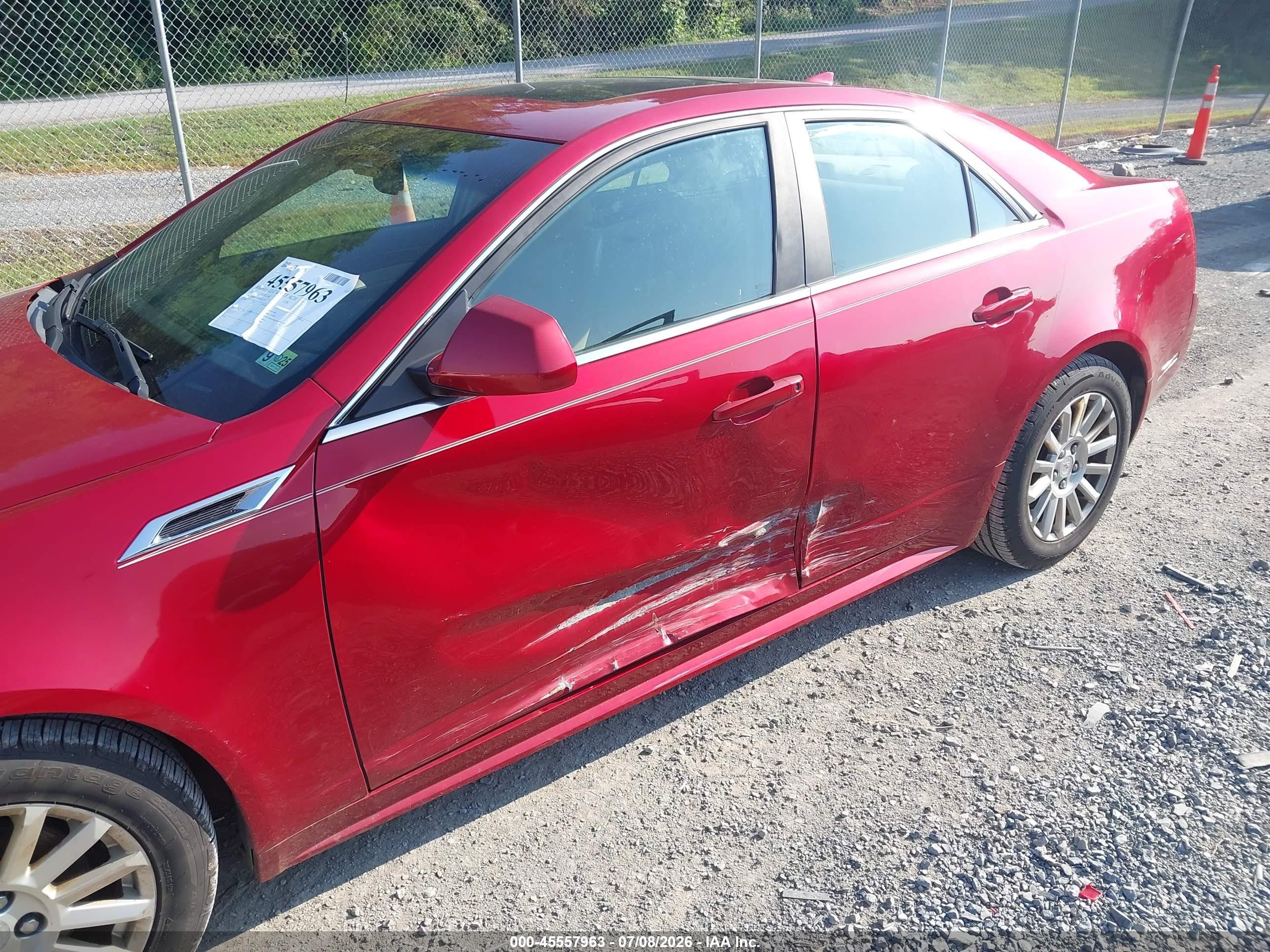 2011 Cadillac Cts Luxury Red vin: 1G6DG5EY1B0167367