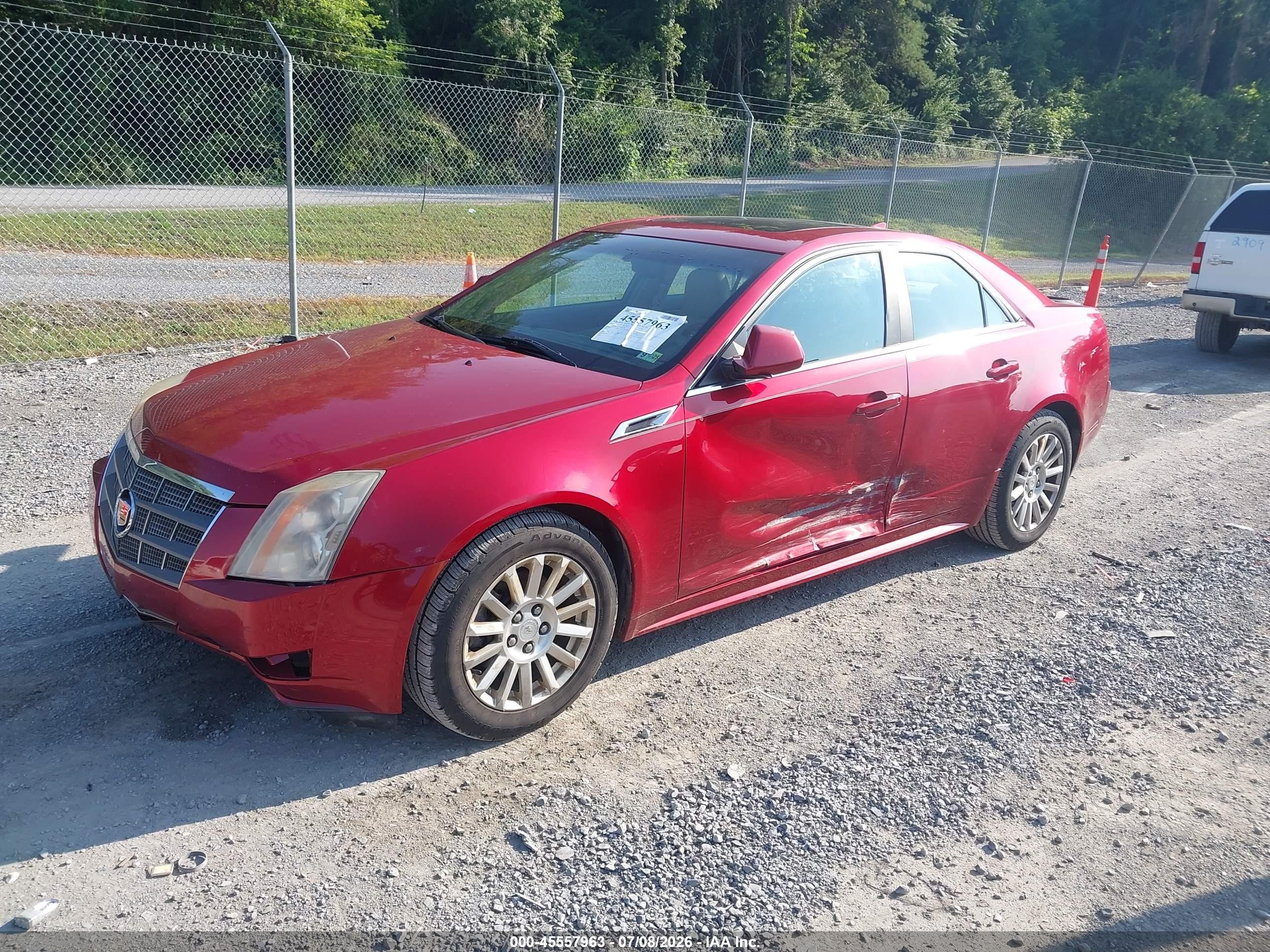 2011 Cadillac Cts Luxury Red vin: 1G6DG5EY1B0167367