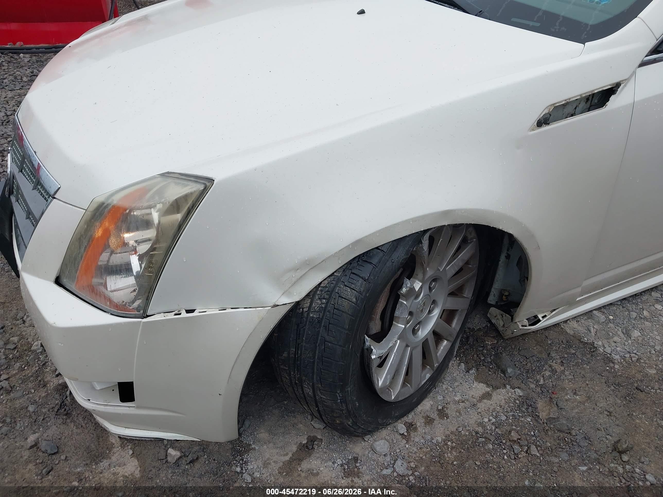 2011 Cadillac Cts Luxury White vin: 1G6DG5EY3B0143992