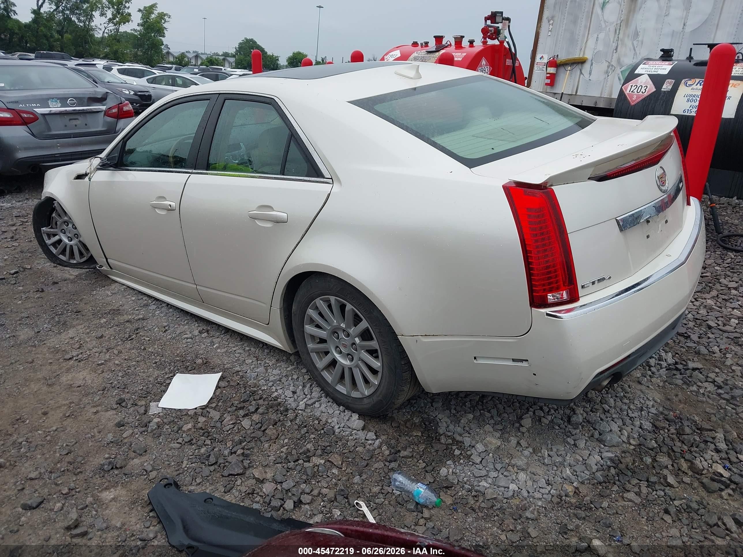 2011 Cadillac Cts Luxury White vin: 1G6DG5EY3B0143992