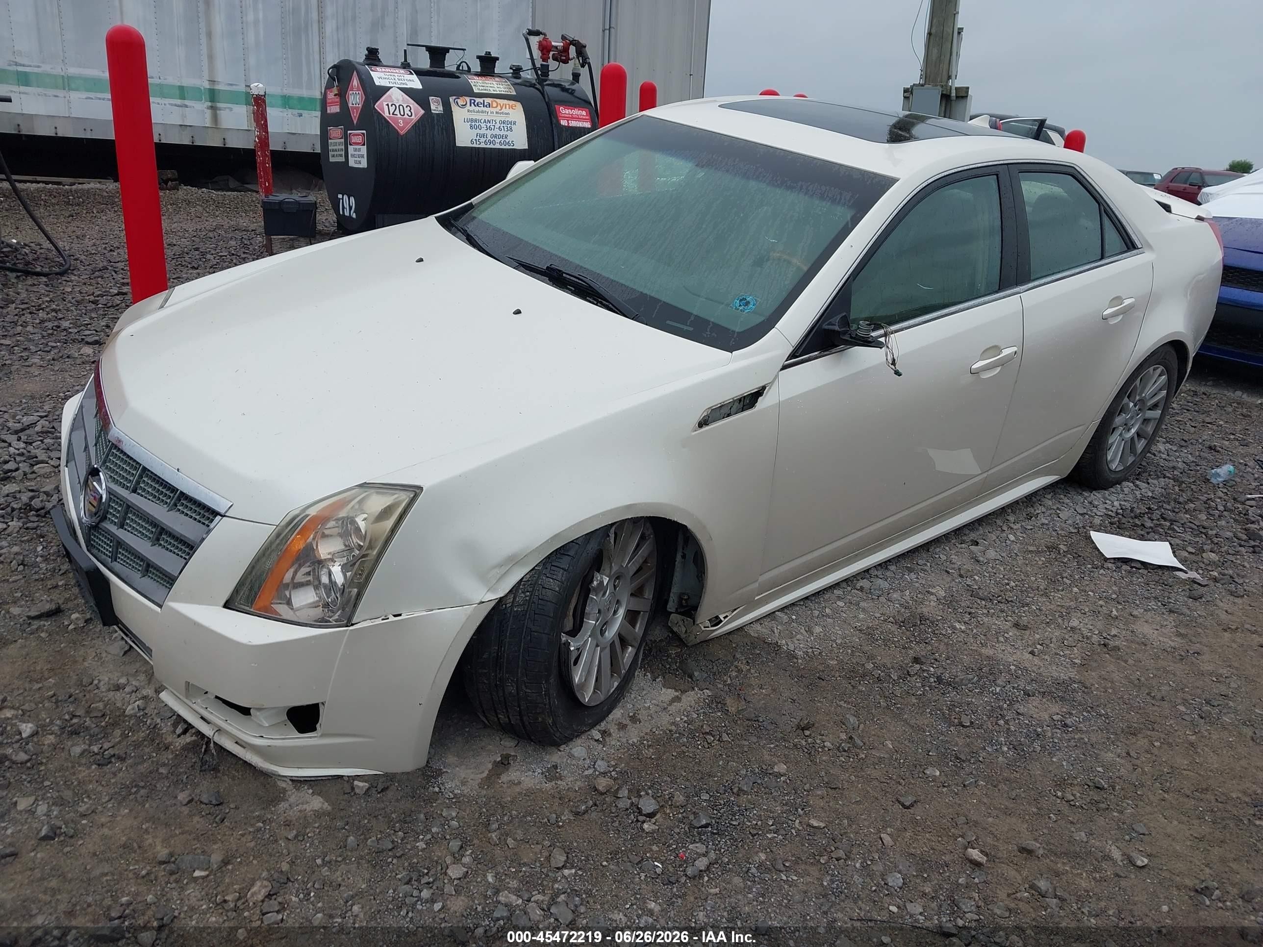 2011 Cadillac Cts Luxury White vin: 1G6DG5EY3B0143992