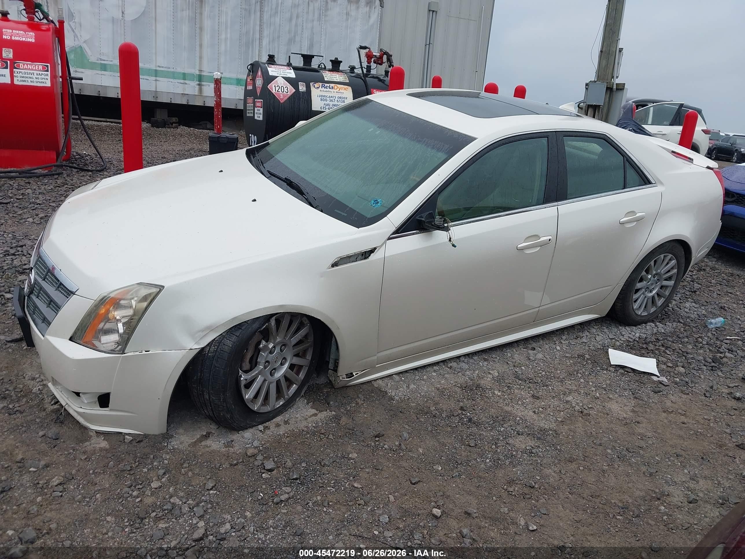 2011 Cadillac Cts Luxury White vin: 1G6DG5EY3B0143992
