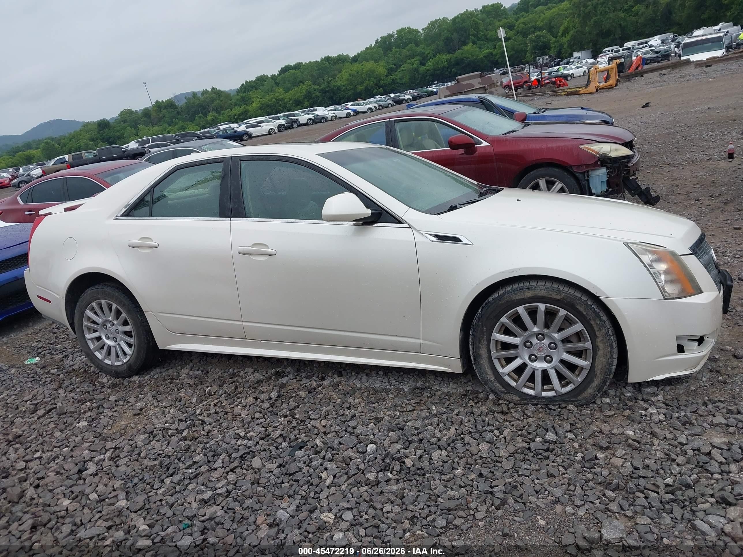 2011 Cadillac Cts Luxury White vin: 1G6DG5EY3B0143992