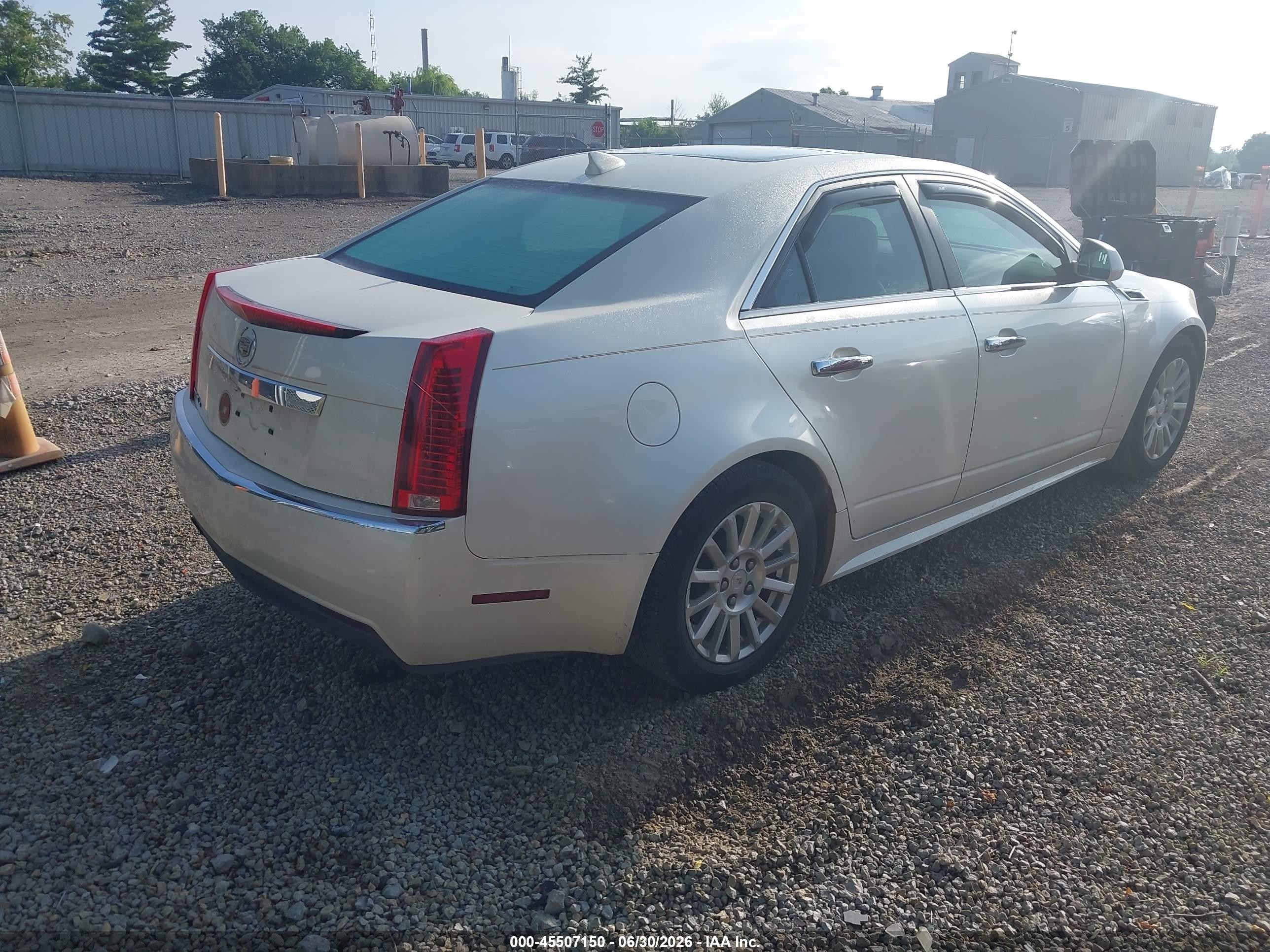 2011 Cadillac Cts Luxury White vin: 1G6DG5EY4B0153513