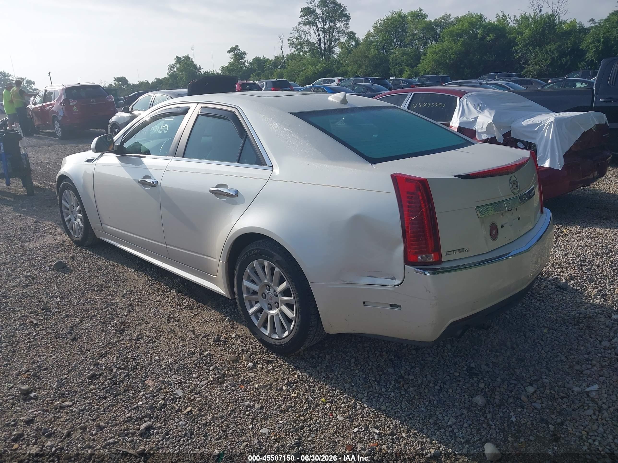 2011 Cadillac Cts Luxury White vin: 1G6DG5EY4B0153513