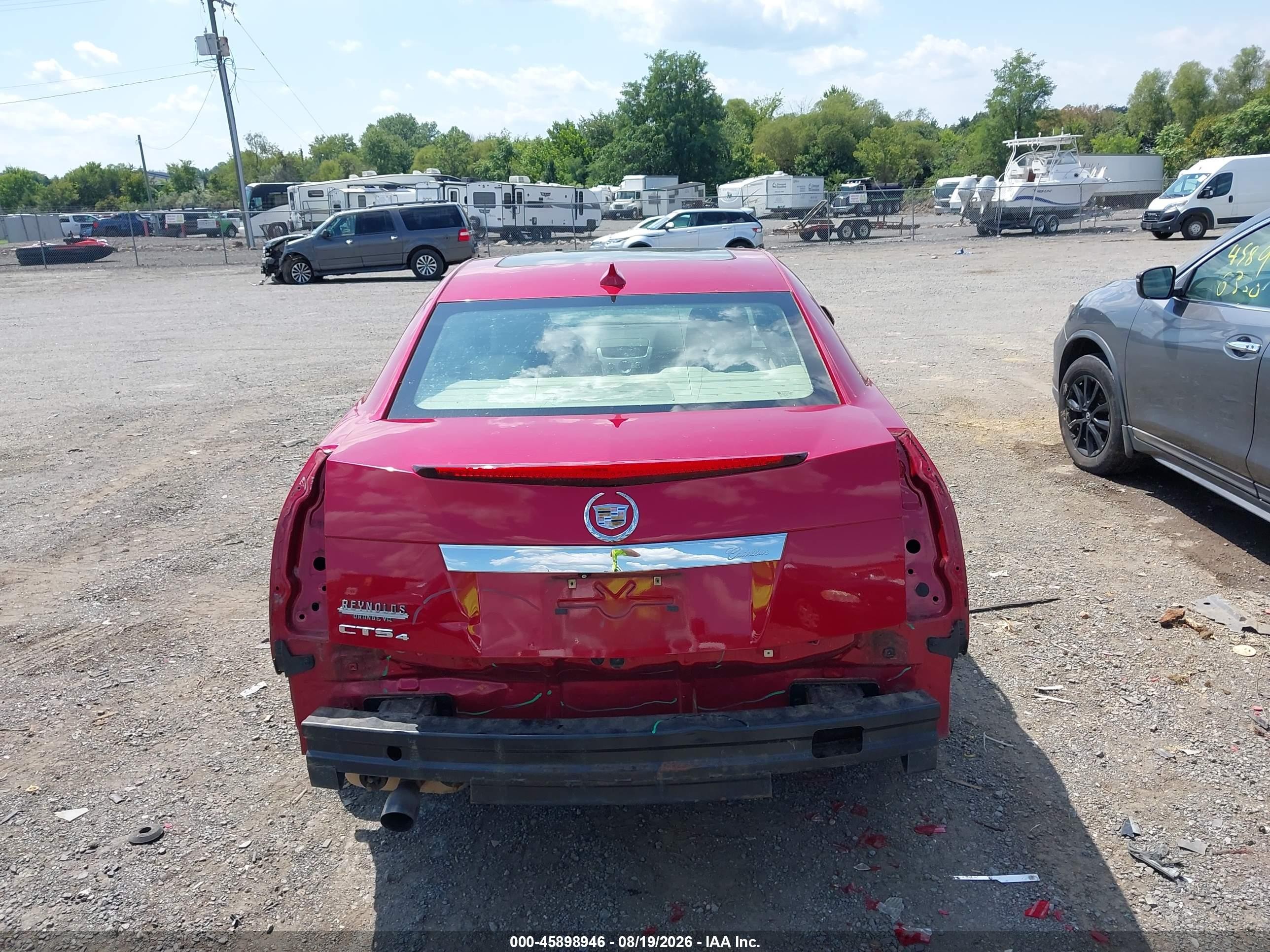 2011 Cadillac Cts Luxury Red vin: 1G6DG5EY6B0167378