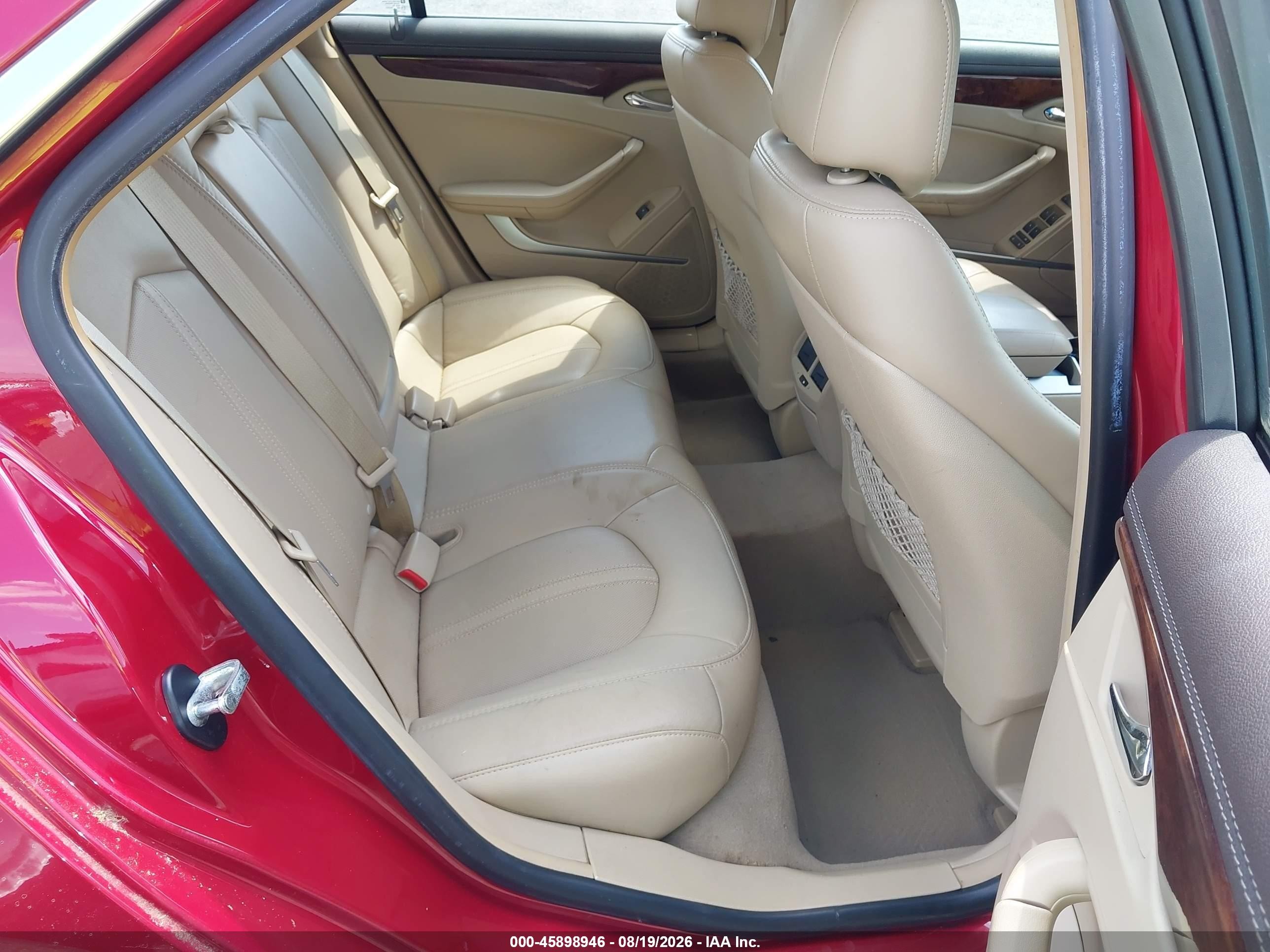 2011 Cadillac Cts Luxury Red vin: 1G6DG5EY6B0167378