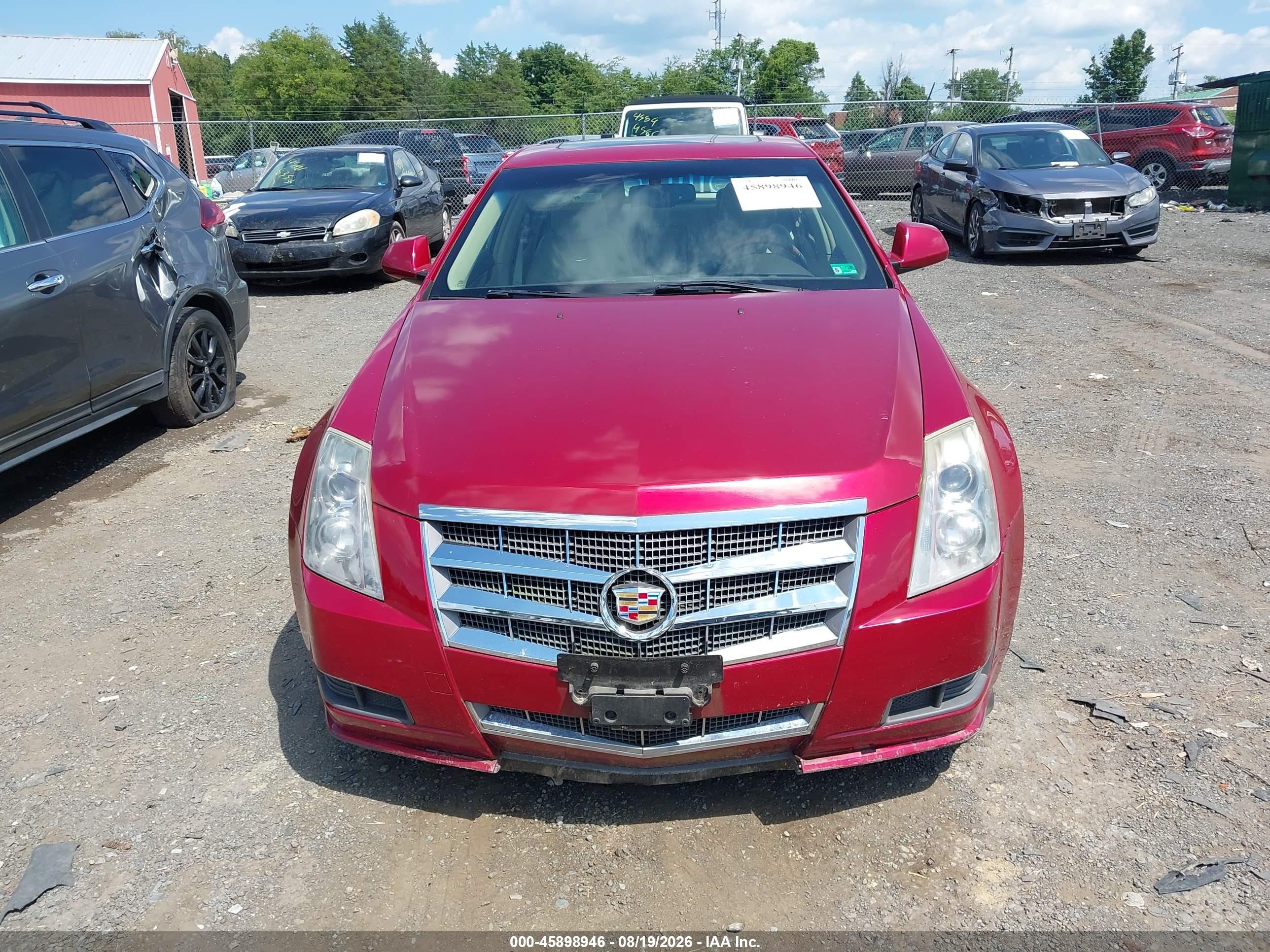 2011 Cadillac Cts Luxury Red vin: 1G6DG5EY6B0167378