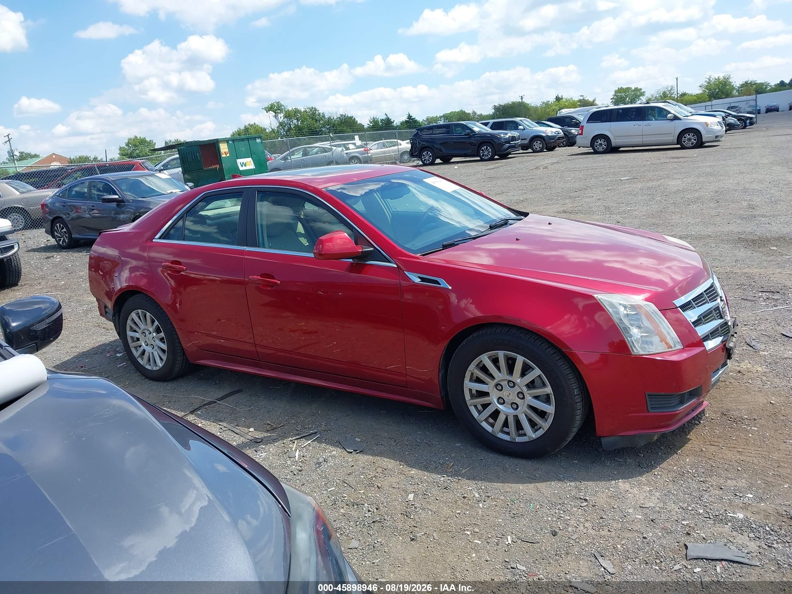 2011 Cadillac Cts Luxury Red vin: 1G6DG5EY6B0167378
