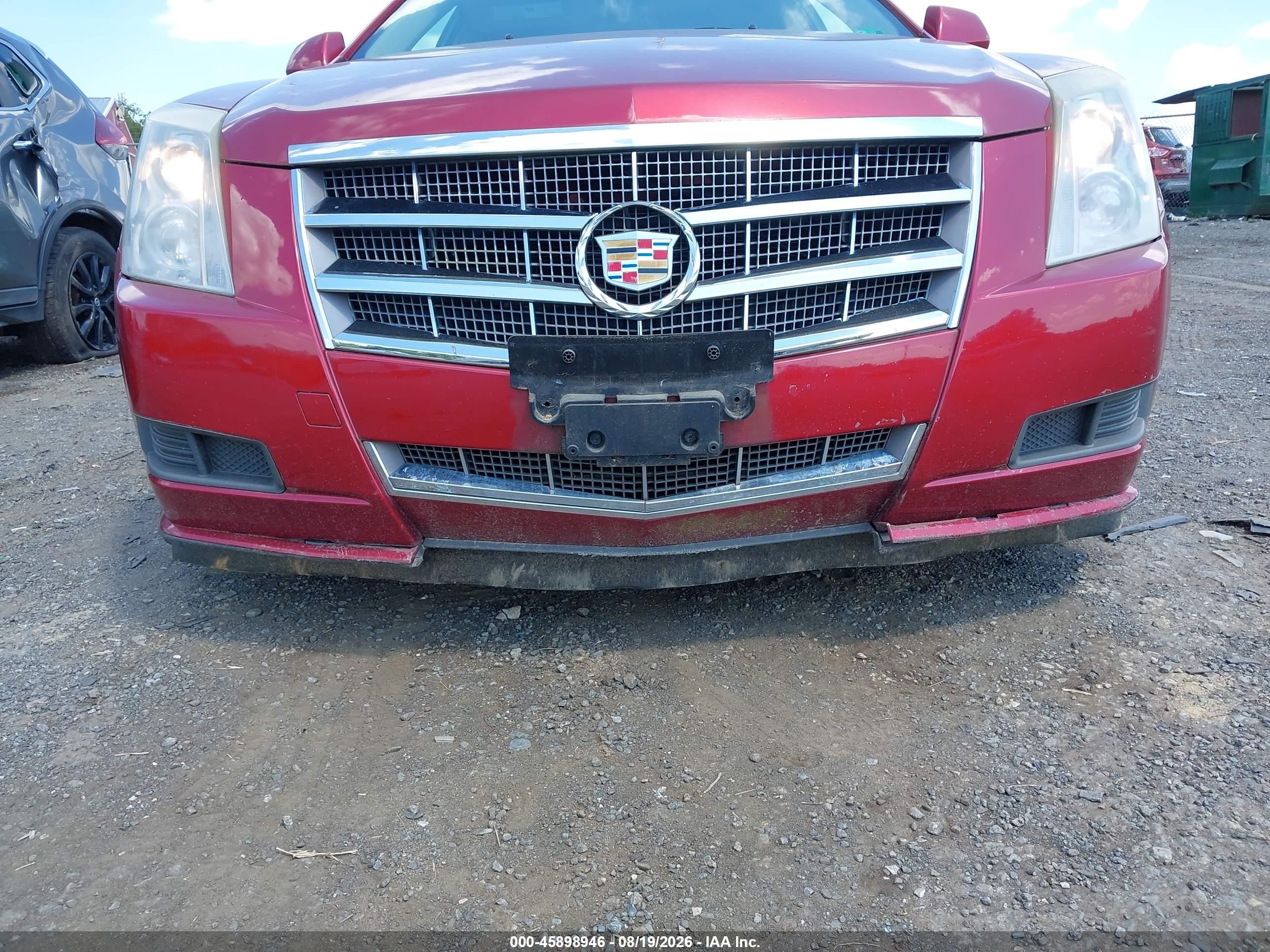 2011 Cadillac Cts Luxury Red vin: 1G6DG5EY6B0167378
