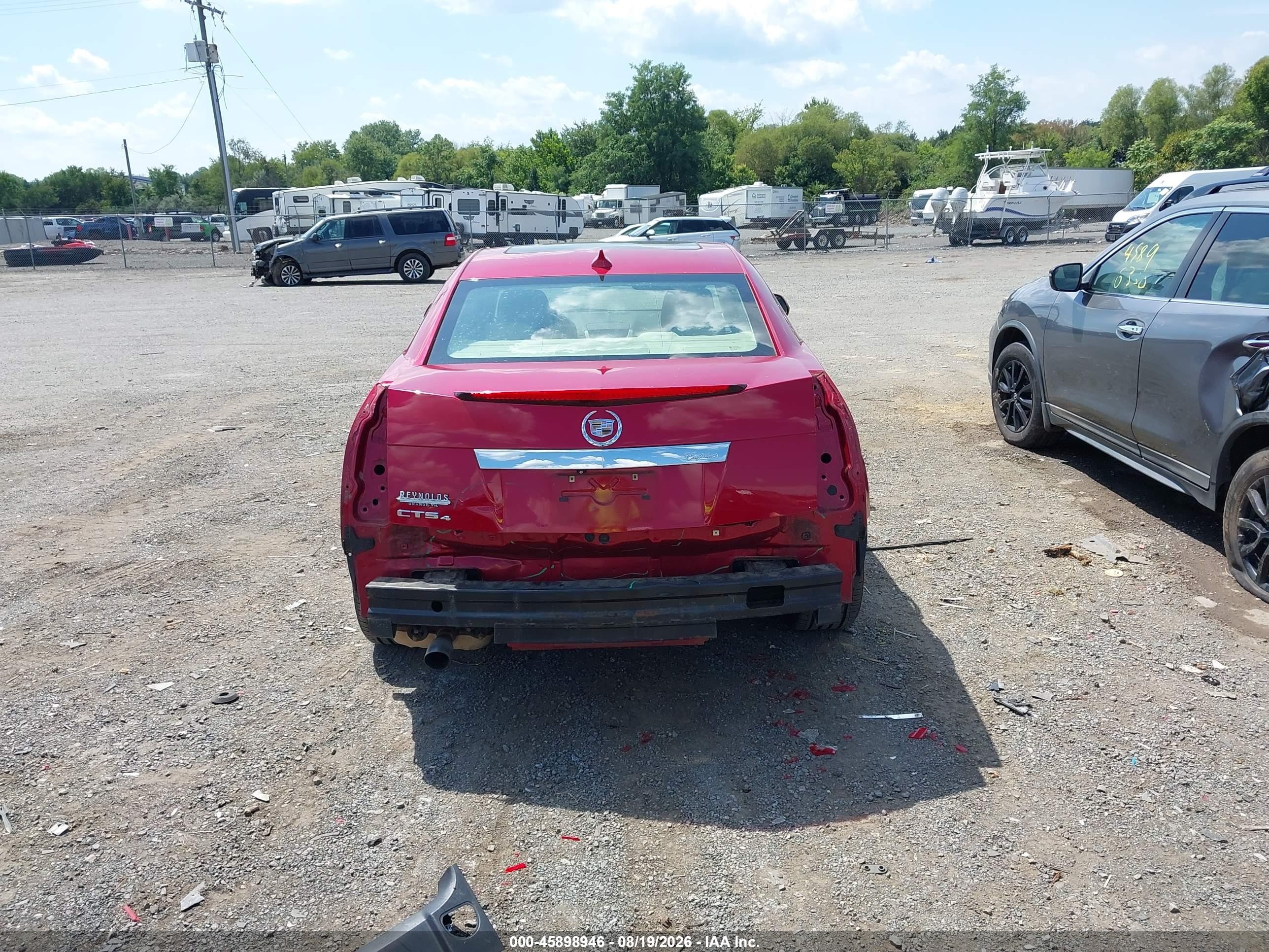 2011 Cadillac Cts Luxury Red vin: 1G6DG5EY6B0167378