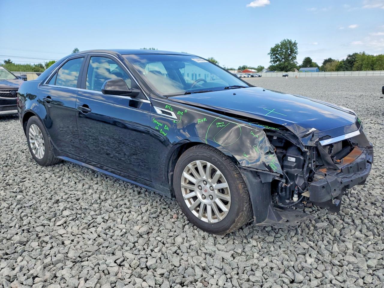 2011 Cadillac Cts Luxury Collection Black vin: 1G6DG5EYXB0100606