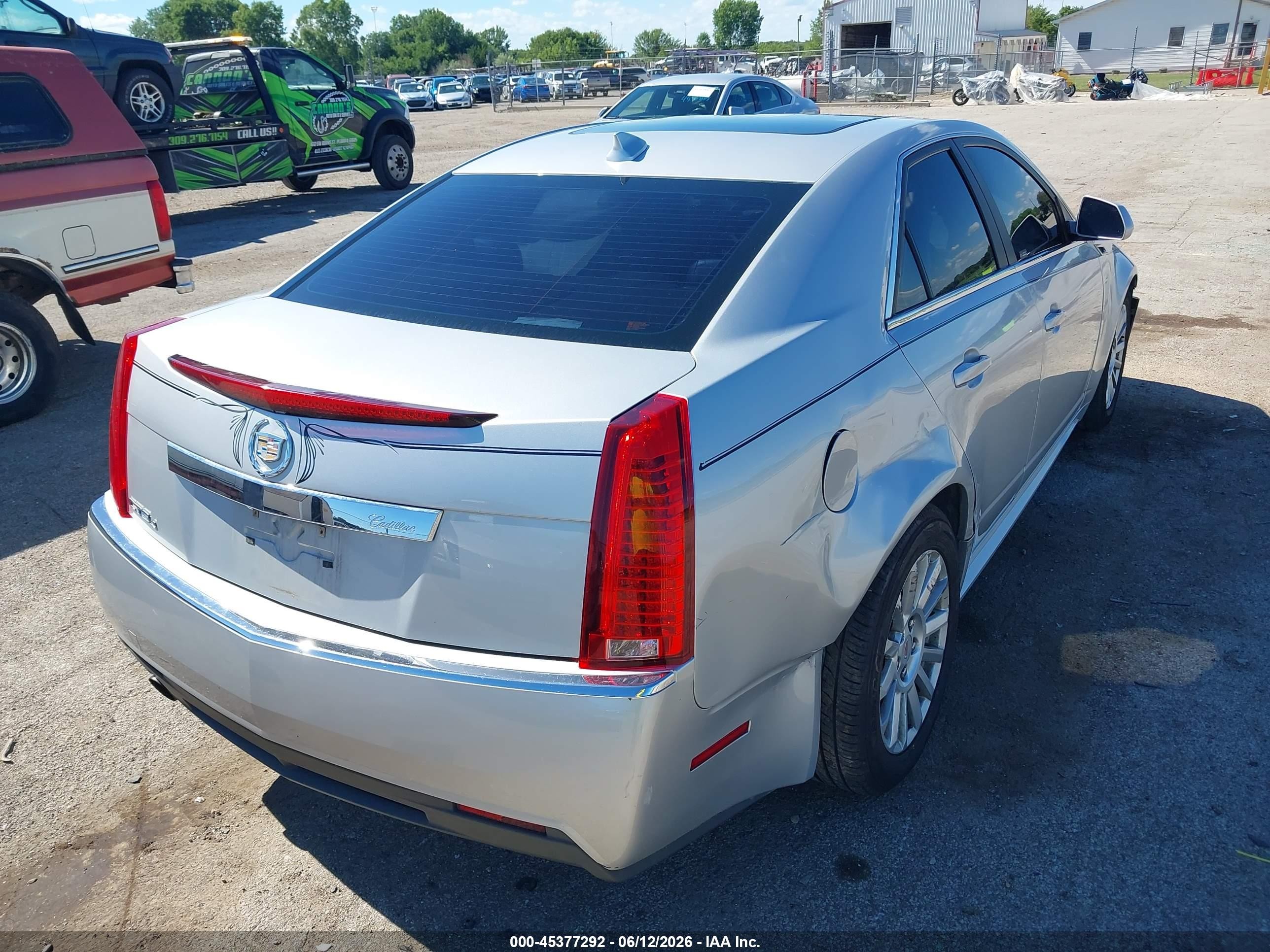 2011 Cadillac Cts Luxury Silver vin: 1G6DG5EYXB0169909
