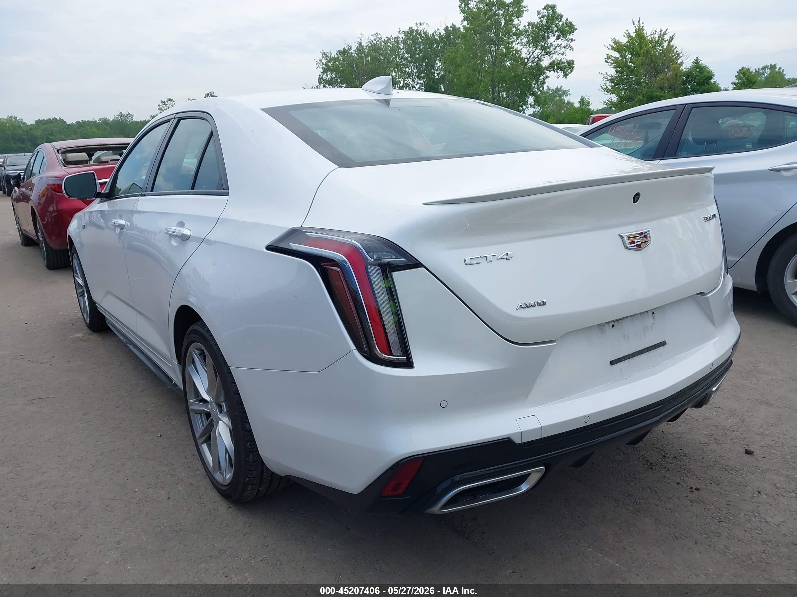 2024 Cadillac Ct4 Sport White vin: 1G6DG5RK5R0109973