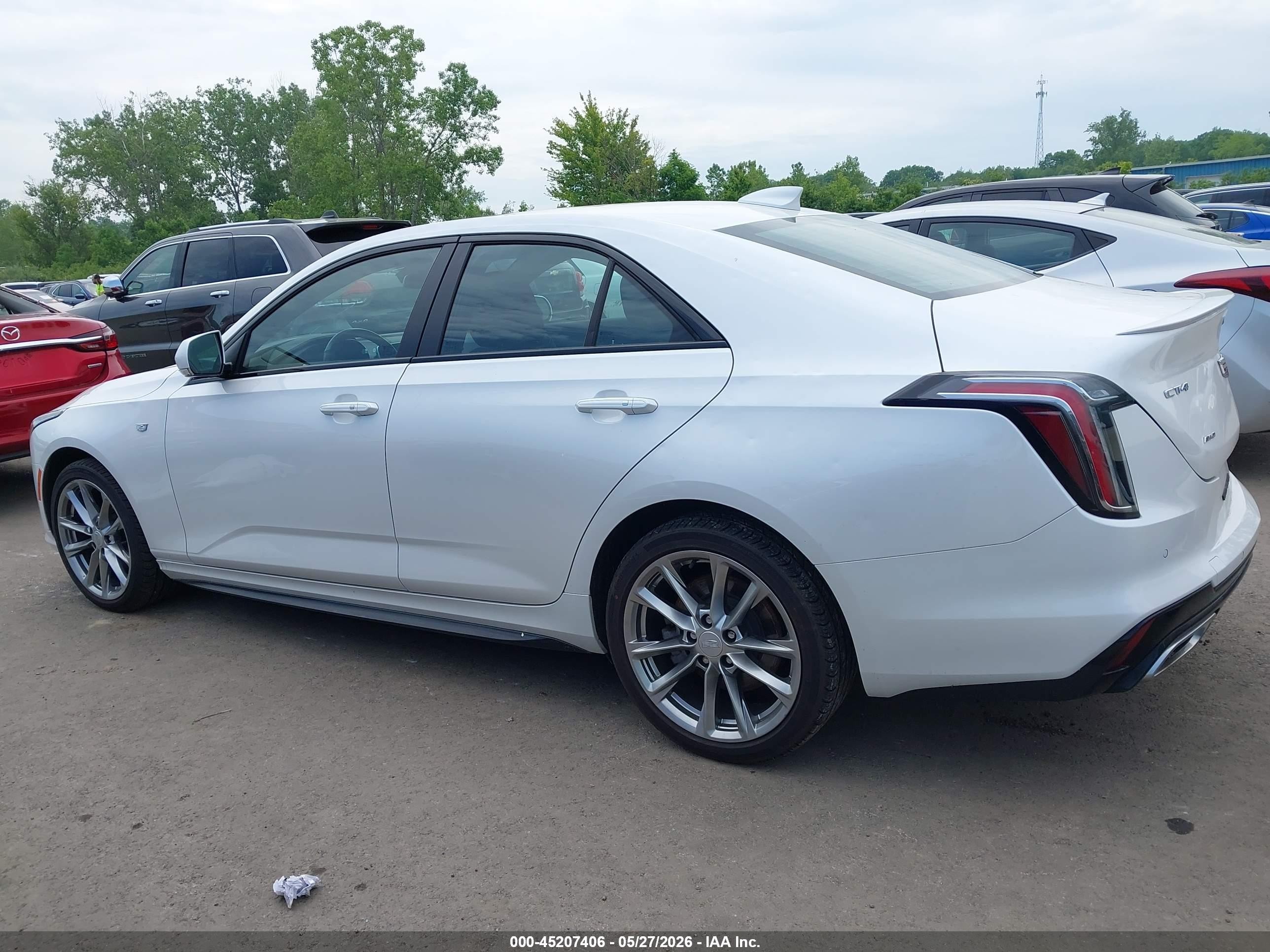 2024 Cadillac Ct4 Sport White vin: 1G6DG5RK5R0109973