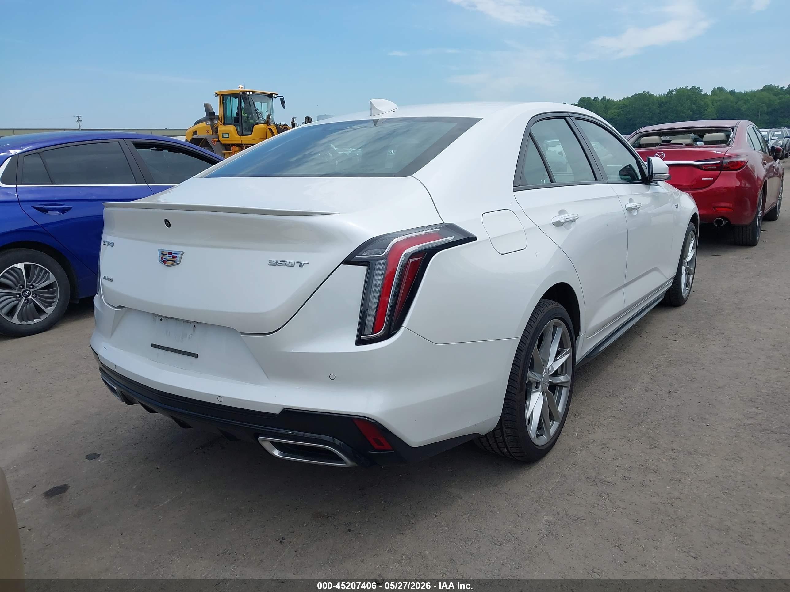 2024 Cadillac Ct4 Sport White vin: 1G6DG5RK5R0109973