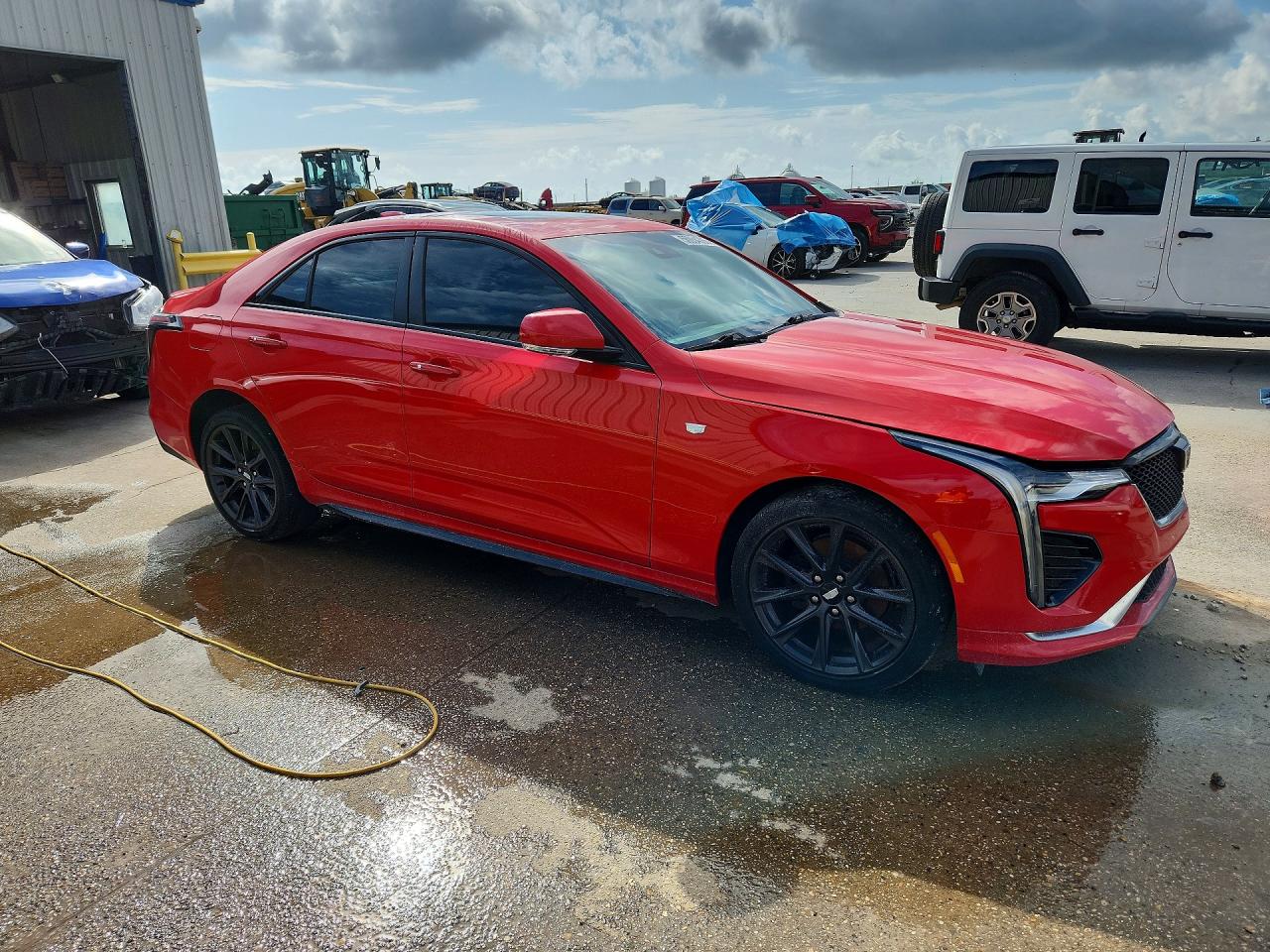 2021 Cadillac Ct4 Sport Red vin: 1G6DG5RK8M0107630