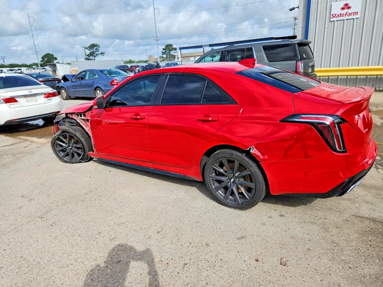 2021 Cadillac Ct4 Sport Red vin: 1G6DG5RK8M0107630