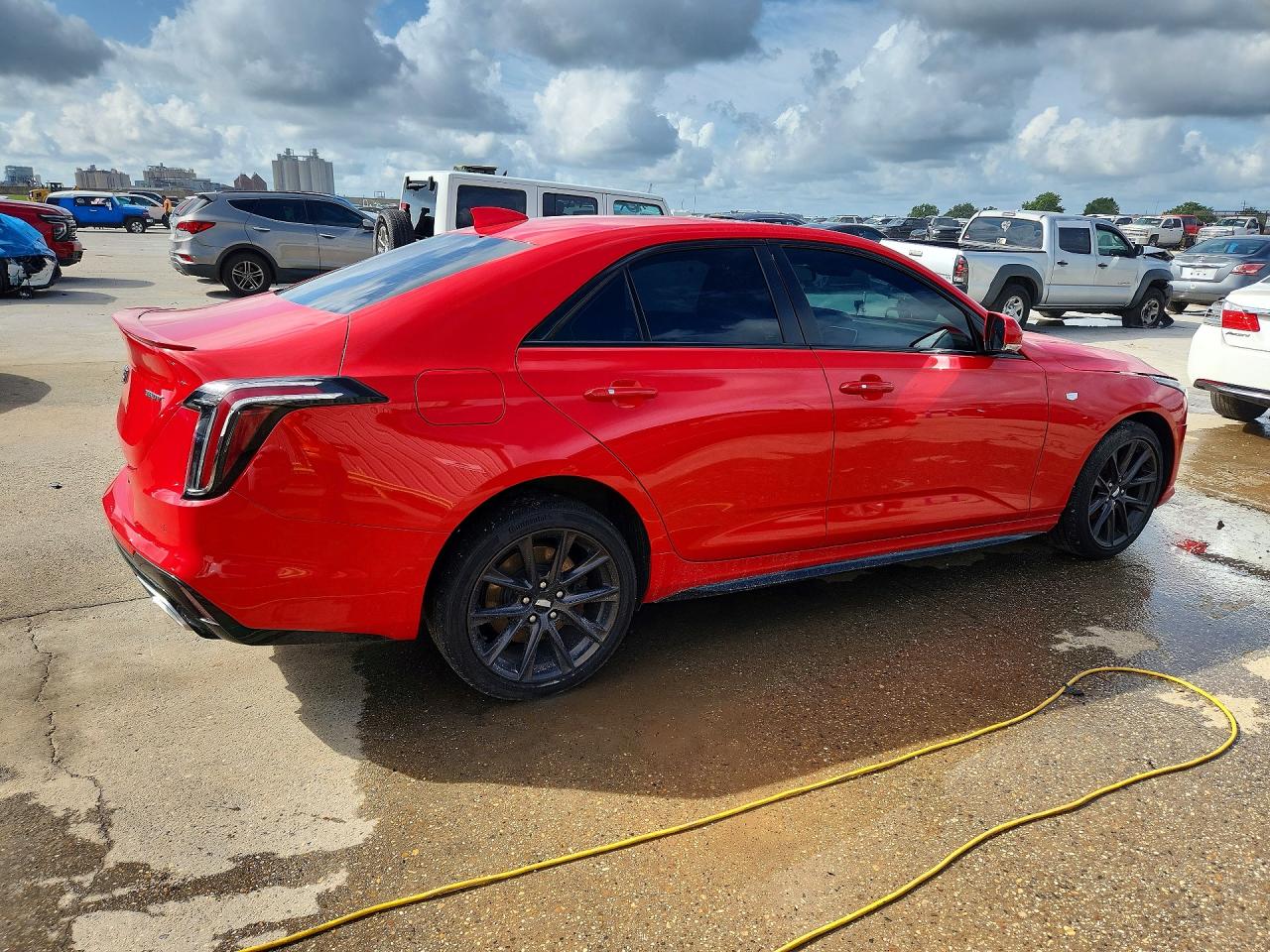 2021 Cadillac Ct4 Sport Red vin: 1G6DG5RK8M0107630