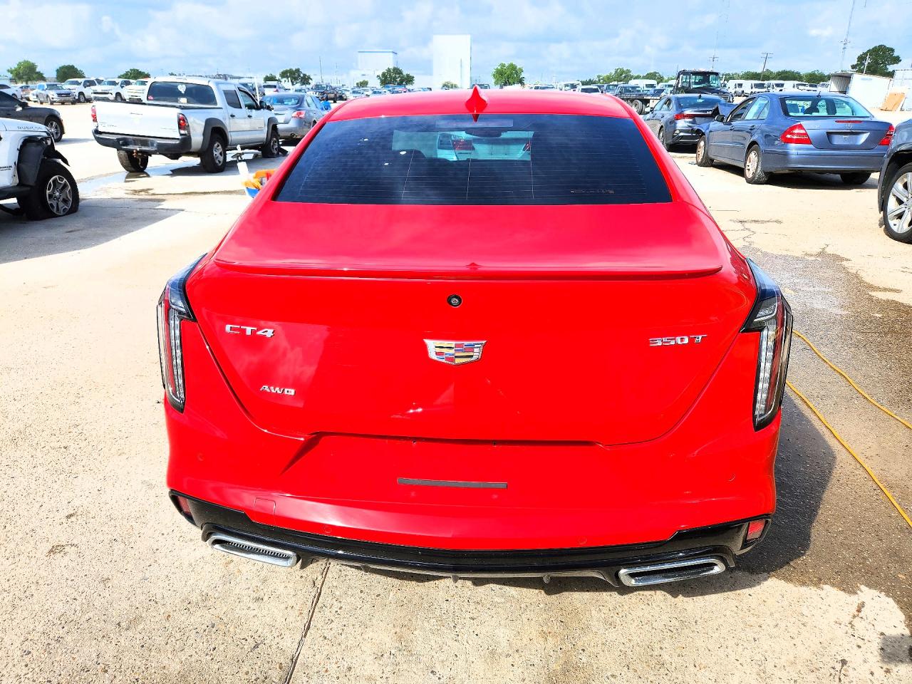 2021 Cadillac Ct4 Sport Red vin: 1G6DG5RK8M0107630