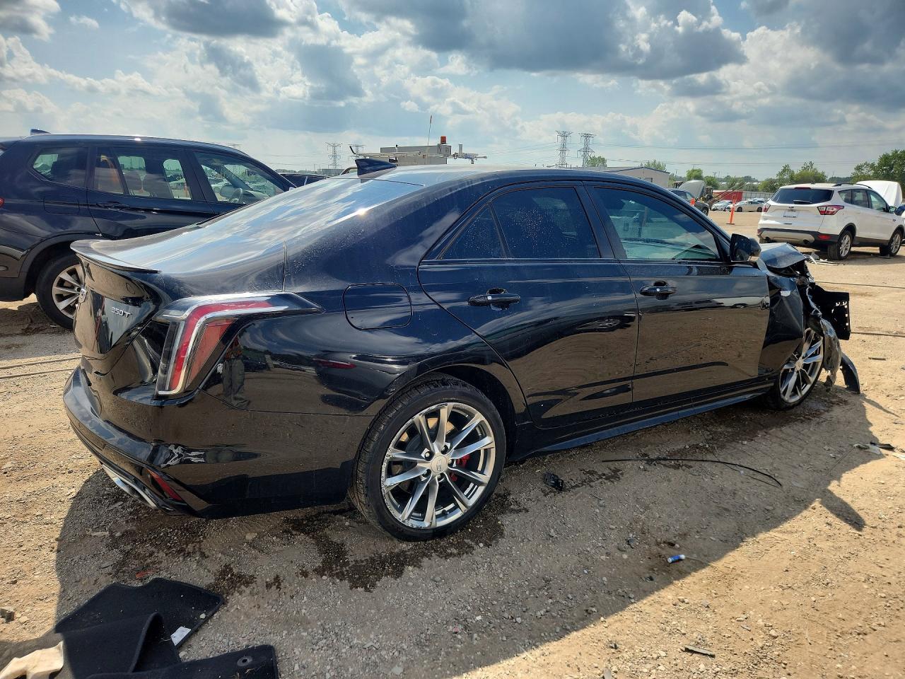 2020 Cadillac Ct4 Sport Black vin: 1G6DG5RK9L0150954
