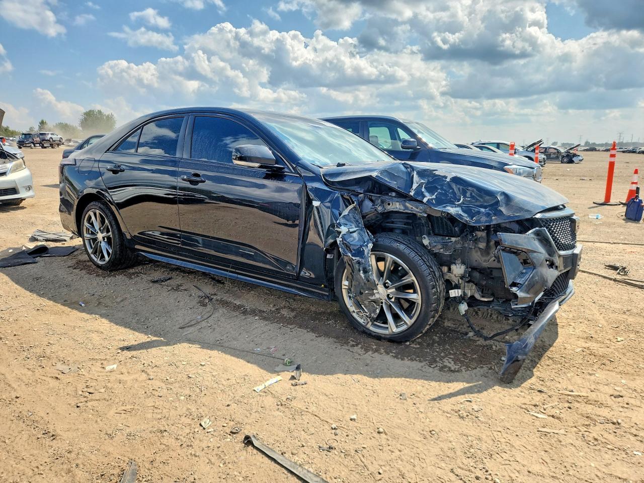 2020 Cadillac Ct4 Sport Black vin: 1G6DG5RK9L0150954