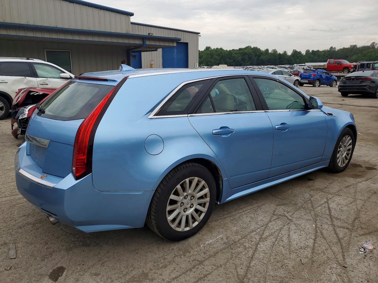 2012 Cadillac Cts Luxury Collection Синий vin: 1G6DG8E53C0121712
