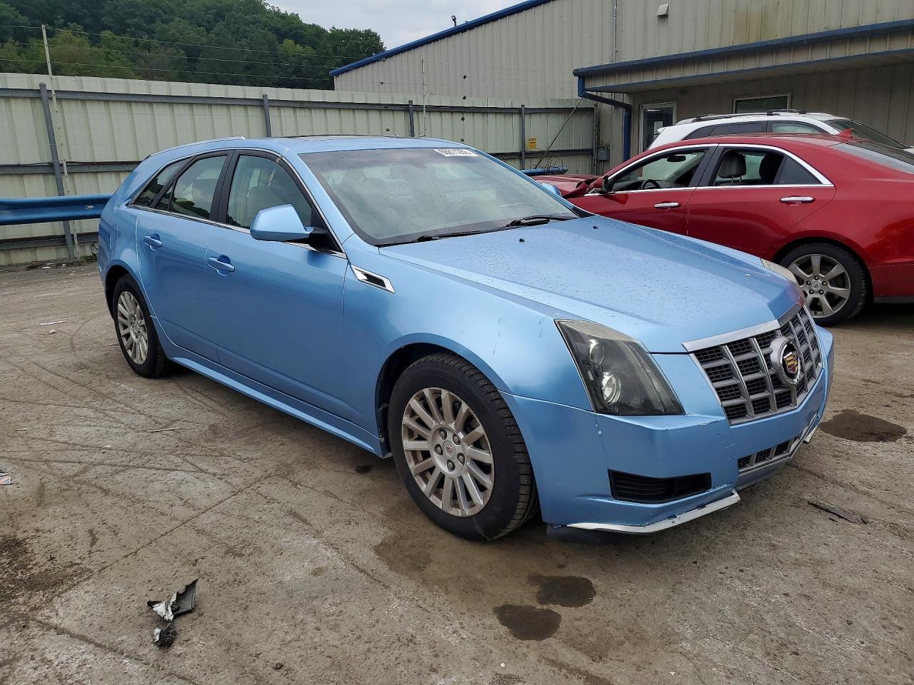 2012 Cadillac Cts Luxury Collection Синий vin: 1G6DG8E53C0121712