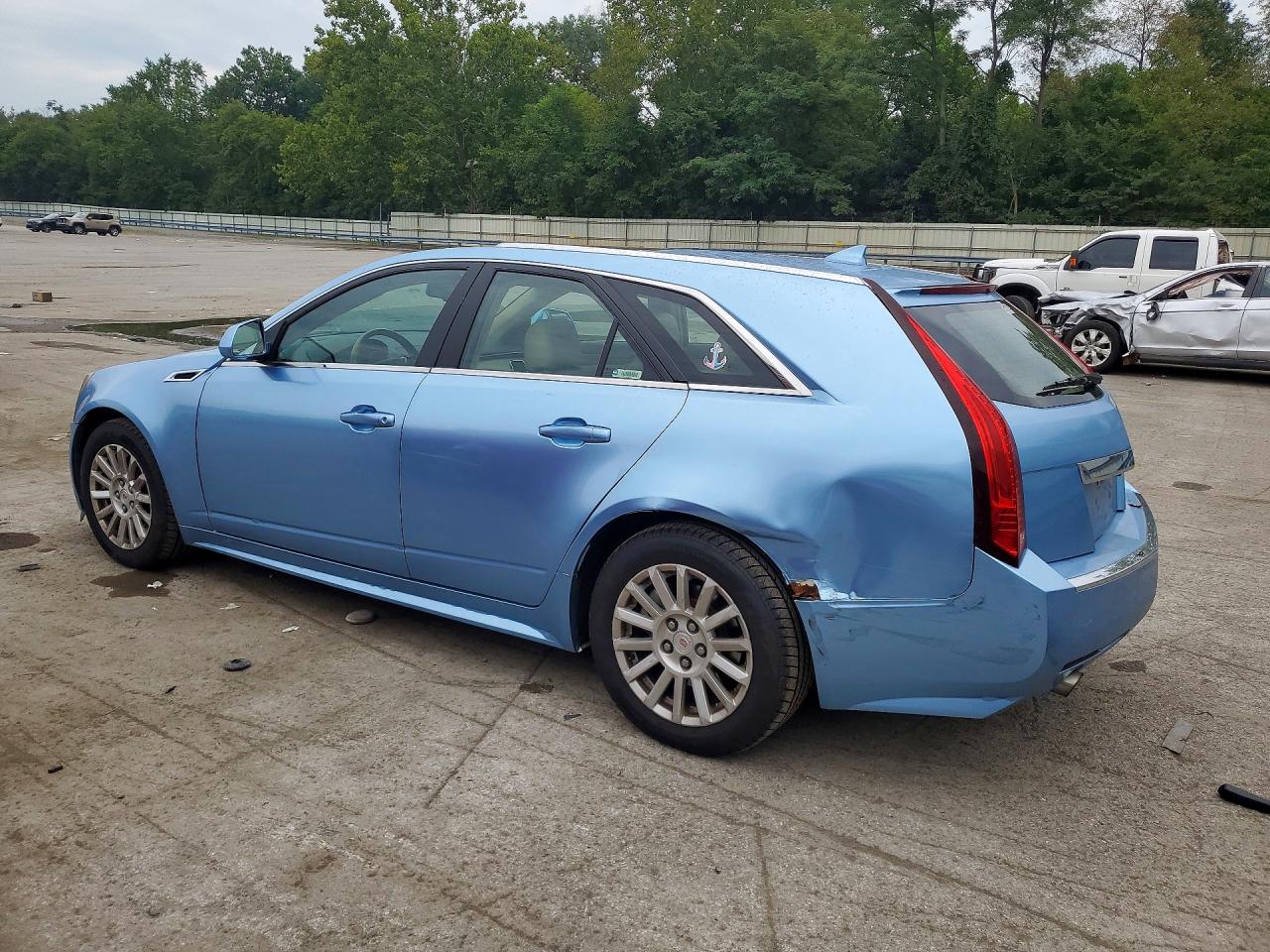 2012 Cadillac Cts Luxury Collection Синий vin: 1G6DG8E53C0121712