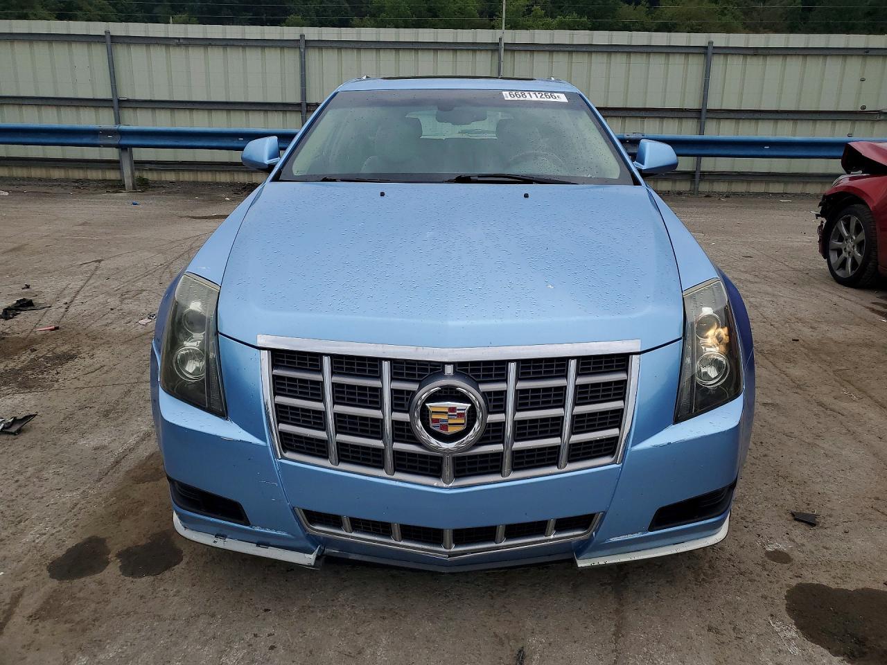 2012 Cadillac Cts Luxury Collection Синий vin: 1G6DG8E53C0121712