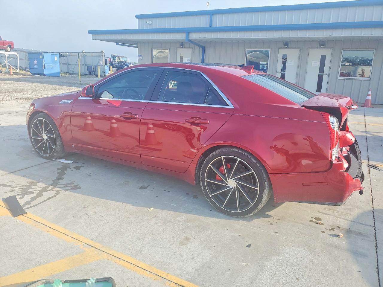 2009 Cadillac Cts Burgundy vin: 1G6DH577390142658