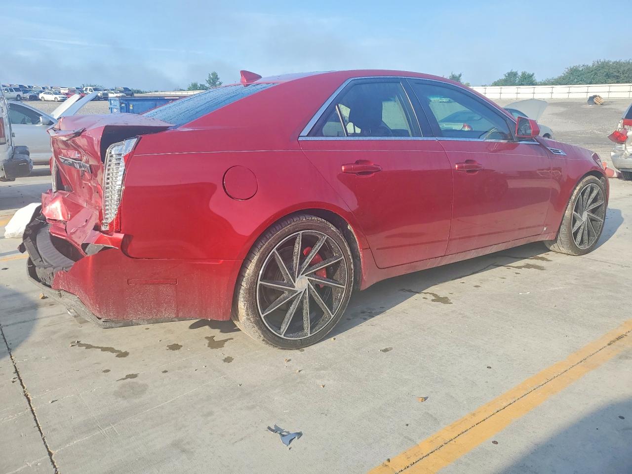 2009 Cadillac Cts Burgundy vin: 1G6DH577390142658